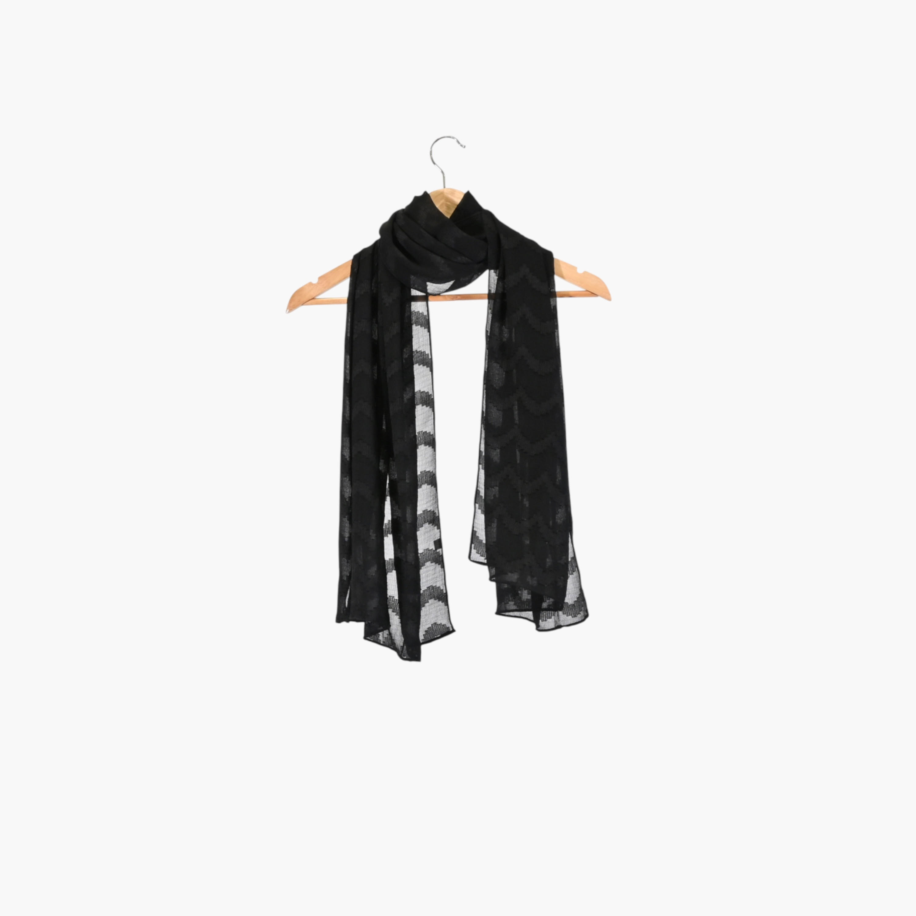 Zora Women's black scarf embroidered-women-clothingaccessories-scarves-image-37