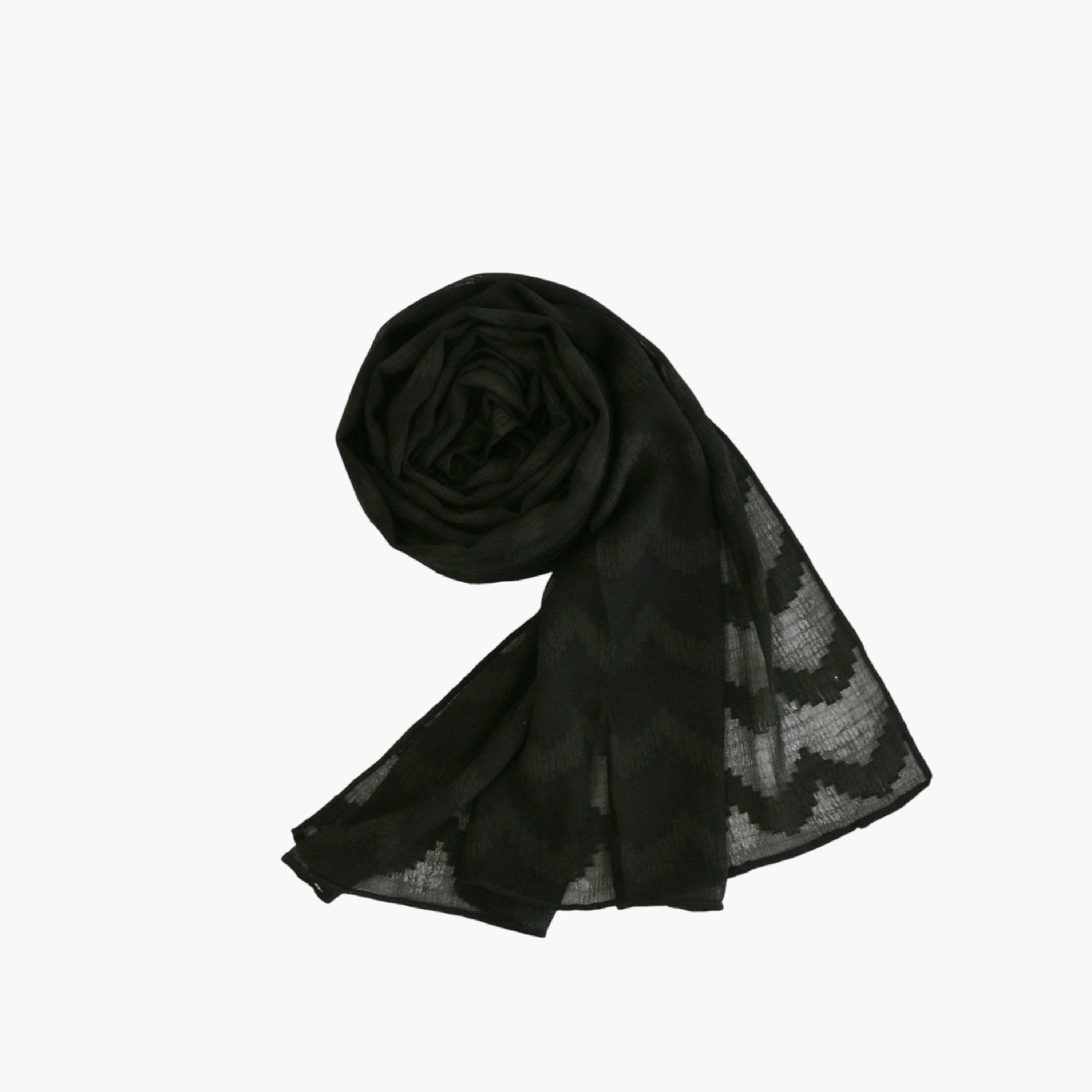 Zora Women's black scarf embroidered-women-clothingaccessories-scarves-image-39