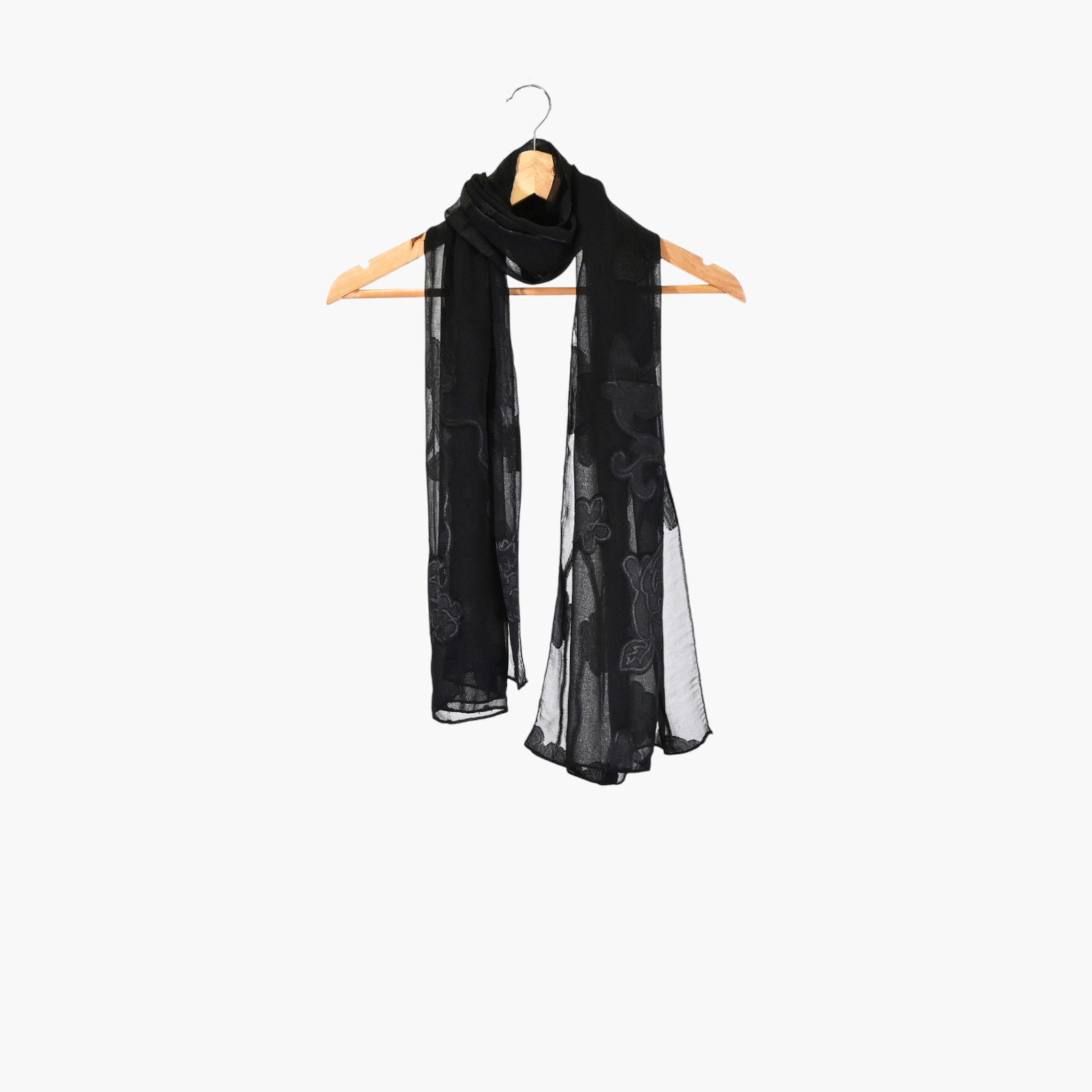 Zora Women's black scarf embroidered-women-clothingaccessories-scarves-image-29