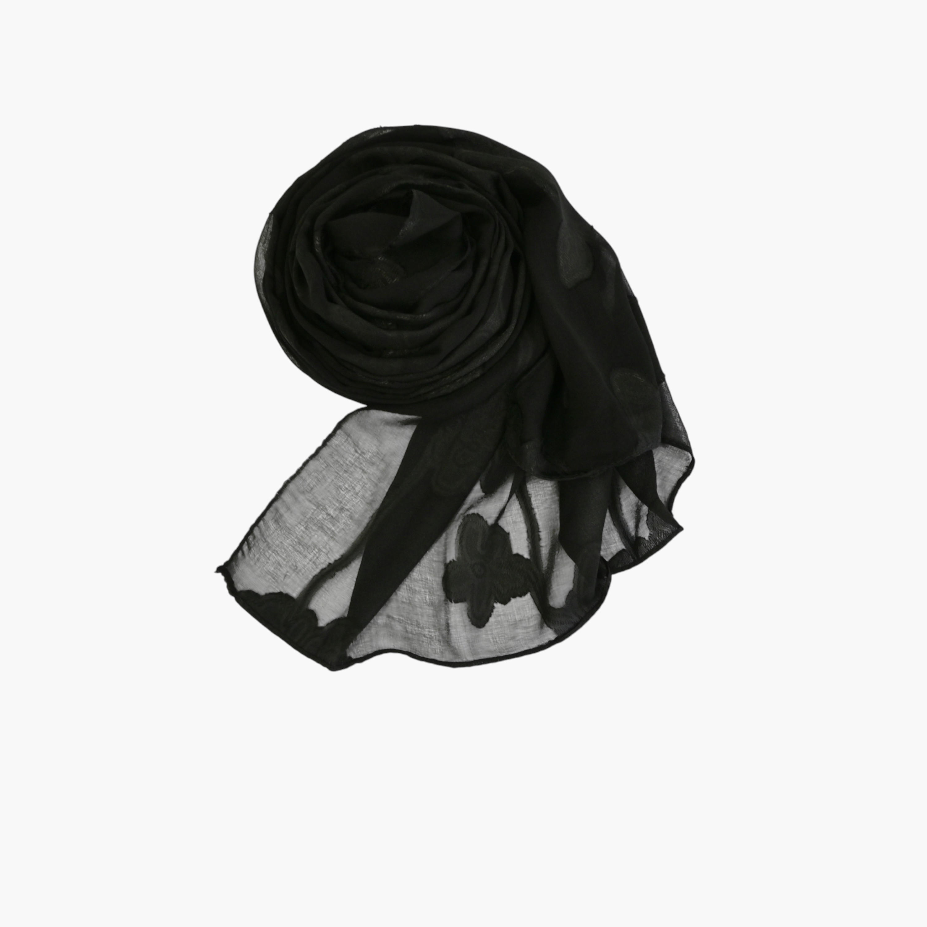Zora Women's black scarf embroidered-women-clothingaccessories-scarves-image-31