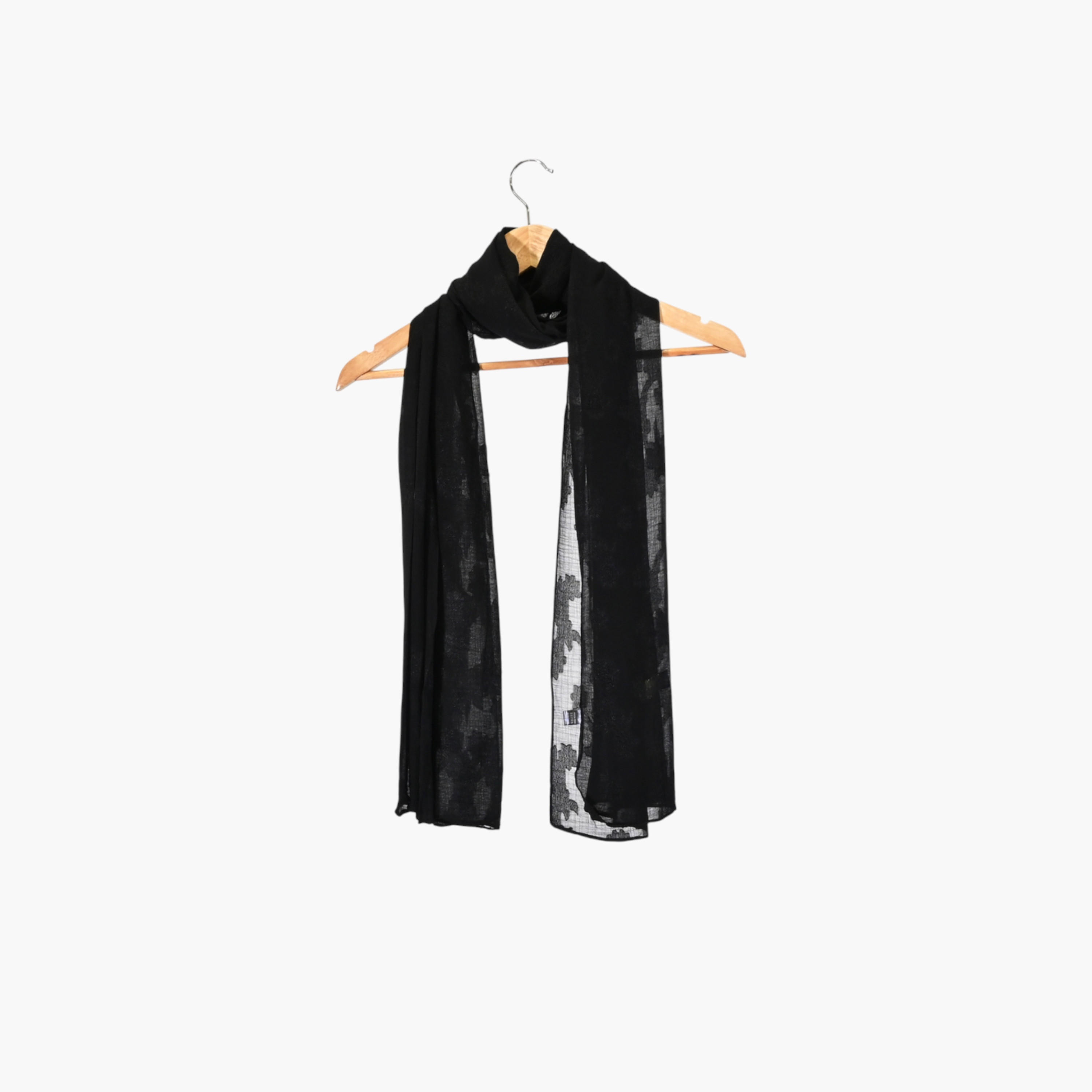 Zora Women's black scarf embroidered-women-clothingaccessories-scarves-image-25