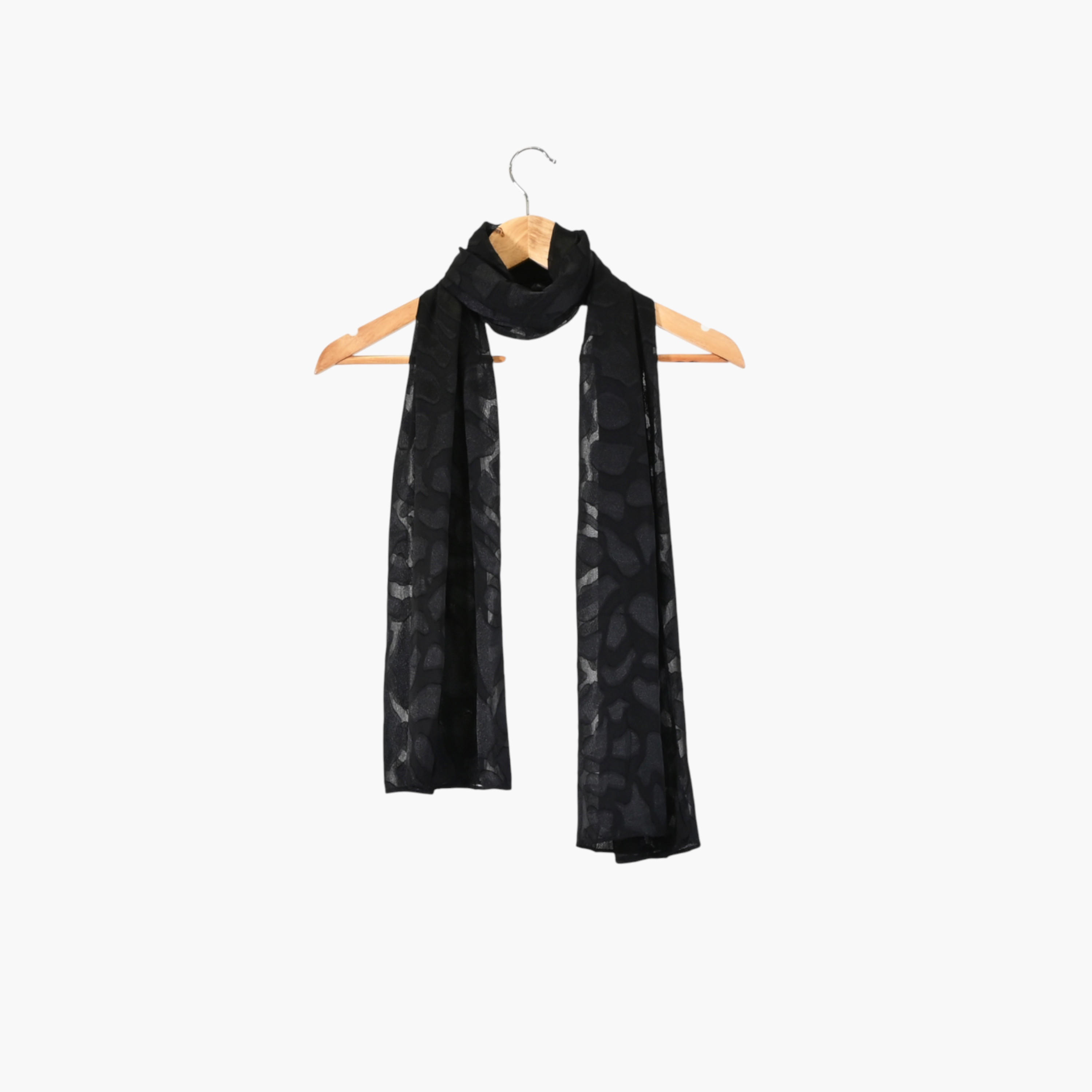 Zora Women's black scarf embroidered-women-clothingaccessories-scarves-image-1