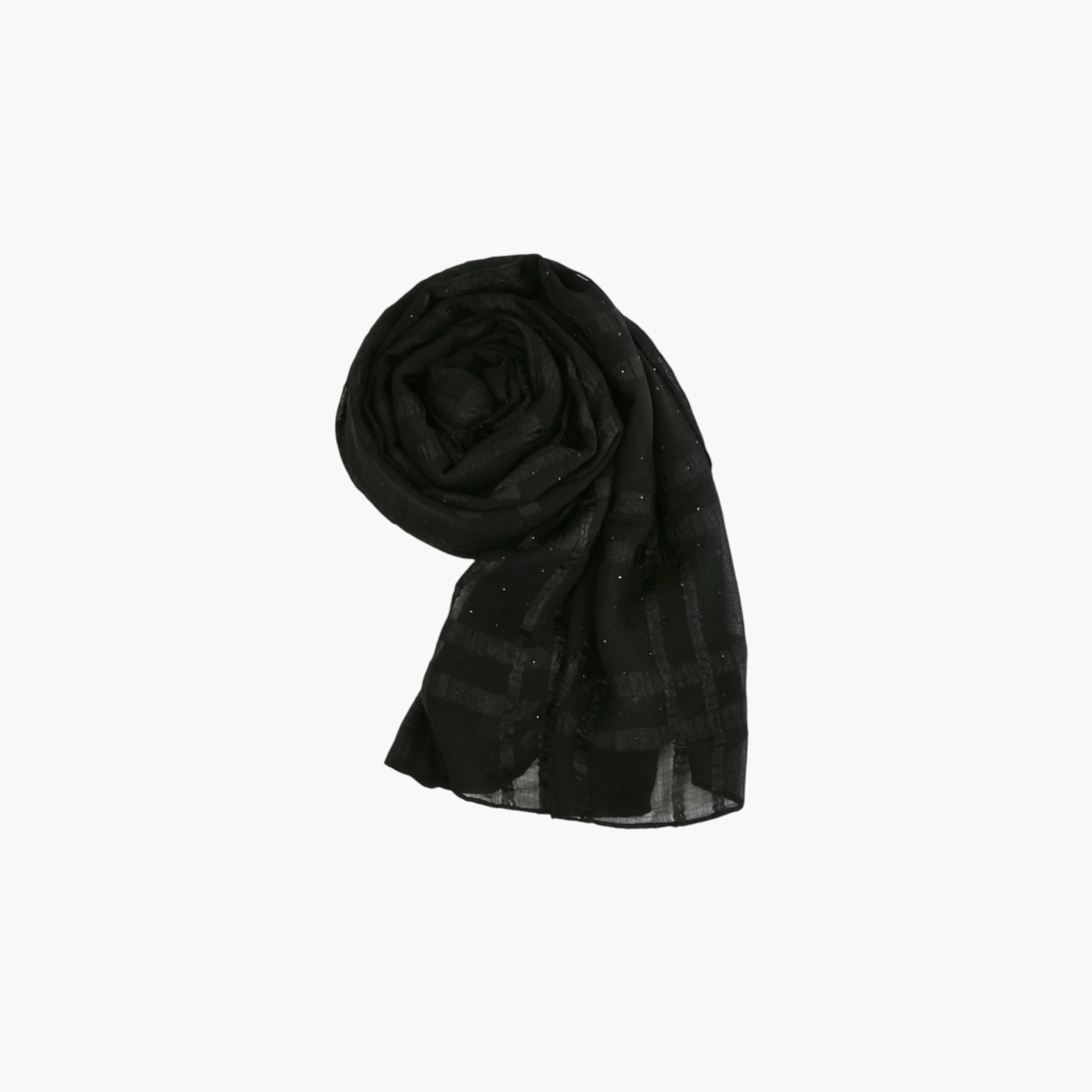 Zora Women's black scarf embroidered with crystals-women-clothingaccessories-scarves-image-15
