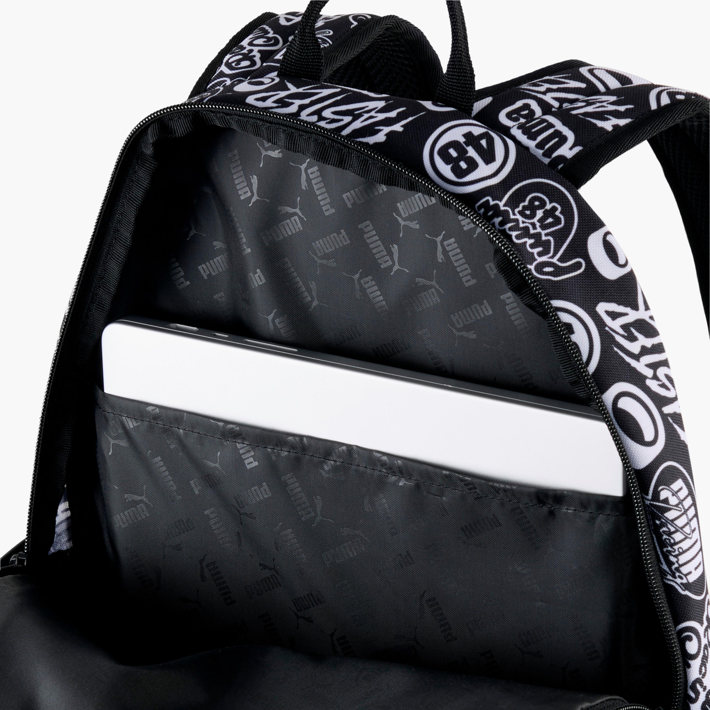 شنطة ظهر مدرسية بأحزمة قابلة للتعديل وسحاب إغلاق وطبعات من بوما-school-bagsandbackpacks-backpacks-image-1