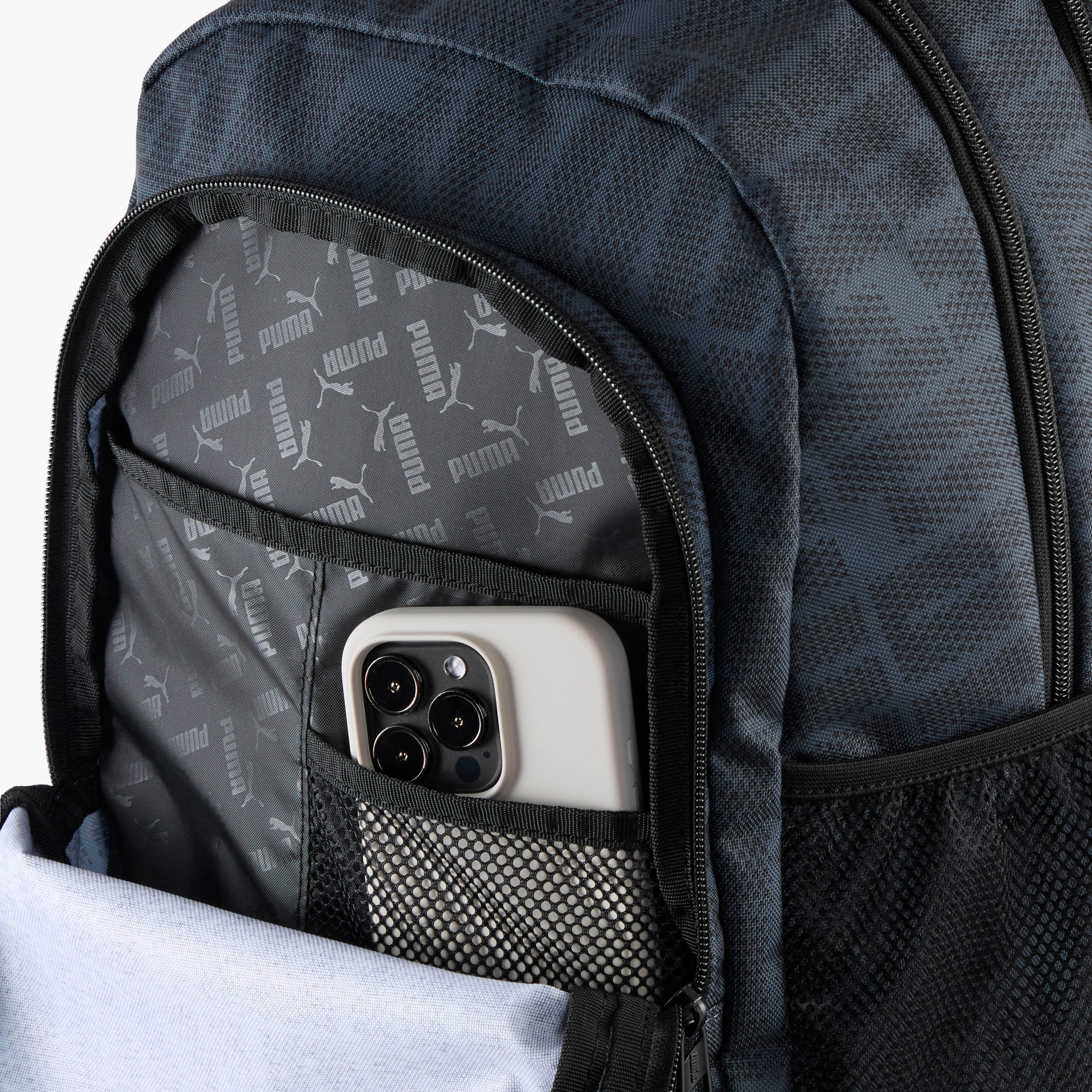 Puma Printed School Backpack with Adjustable Straps and Zip Closure - 15x29x43 cm-school-bagsandbackpacks-backpacks-image-5