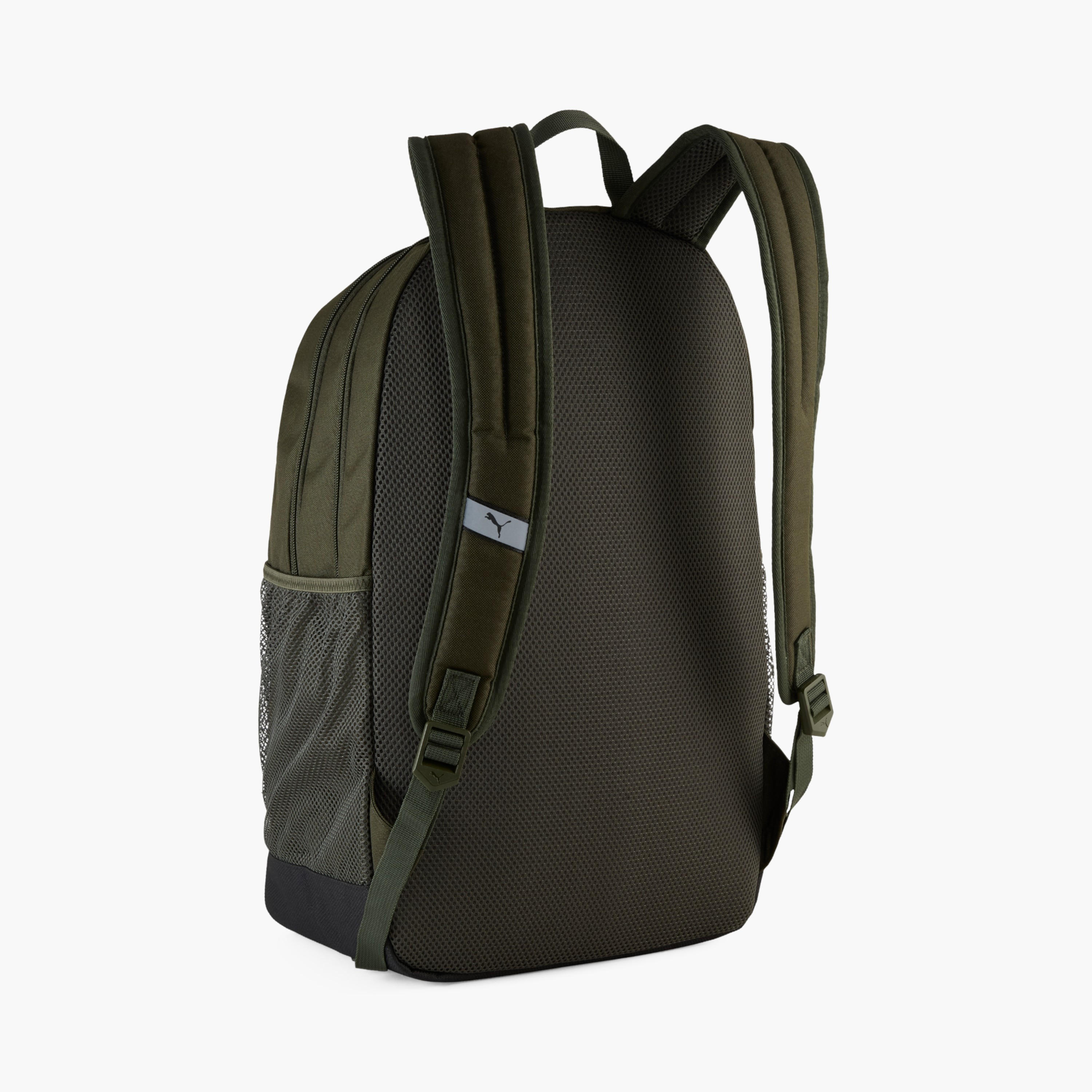 شنطة مدرسية بنقوش شعار مع حمّالات كتف قابلة للتعديل وسحّاب إغلاق من بوما-school-bagsandbackpacks-backpacks-image-2