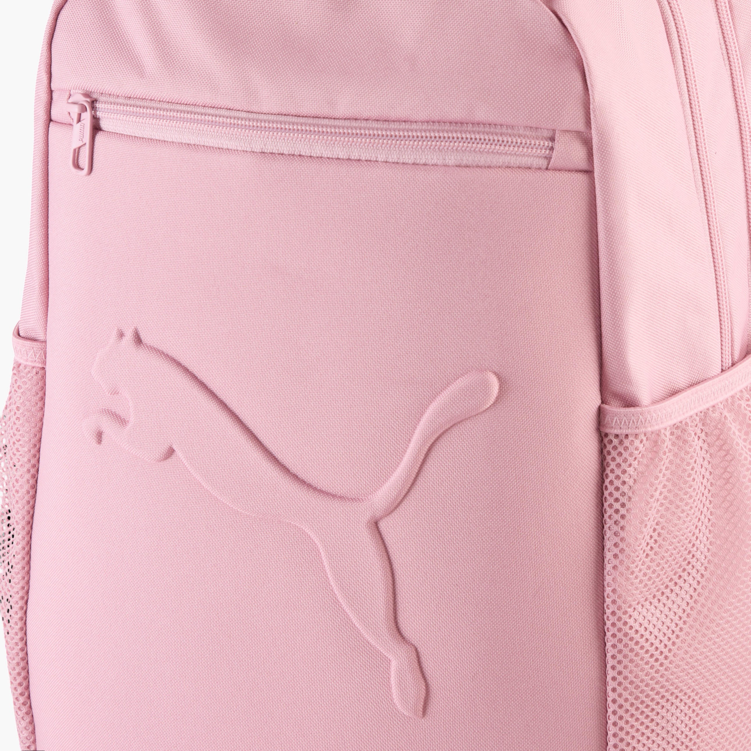 Puma Logo Embossed School Backpack with Adjustable Shoulder Straps and Zip Closure-school-bagsandbackpacks-backpacks-image-3