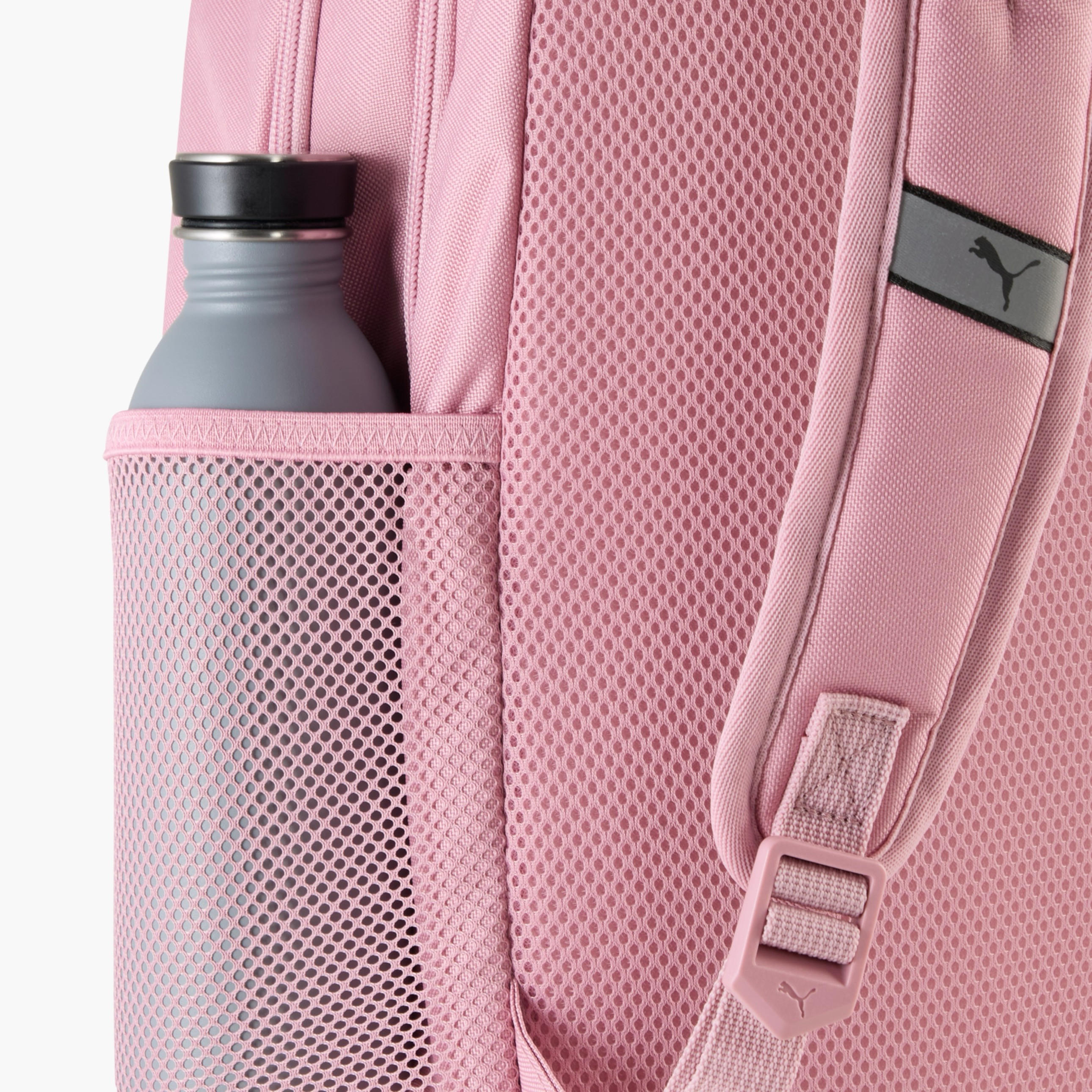 Puma Logo Embossed School Backpack with Adjustable Shoulder Straps and Zip Closure-school-bagsandbackpacks-backpacks-image-4