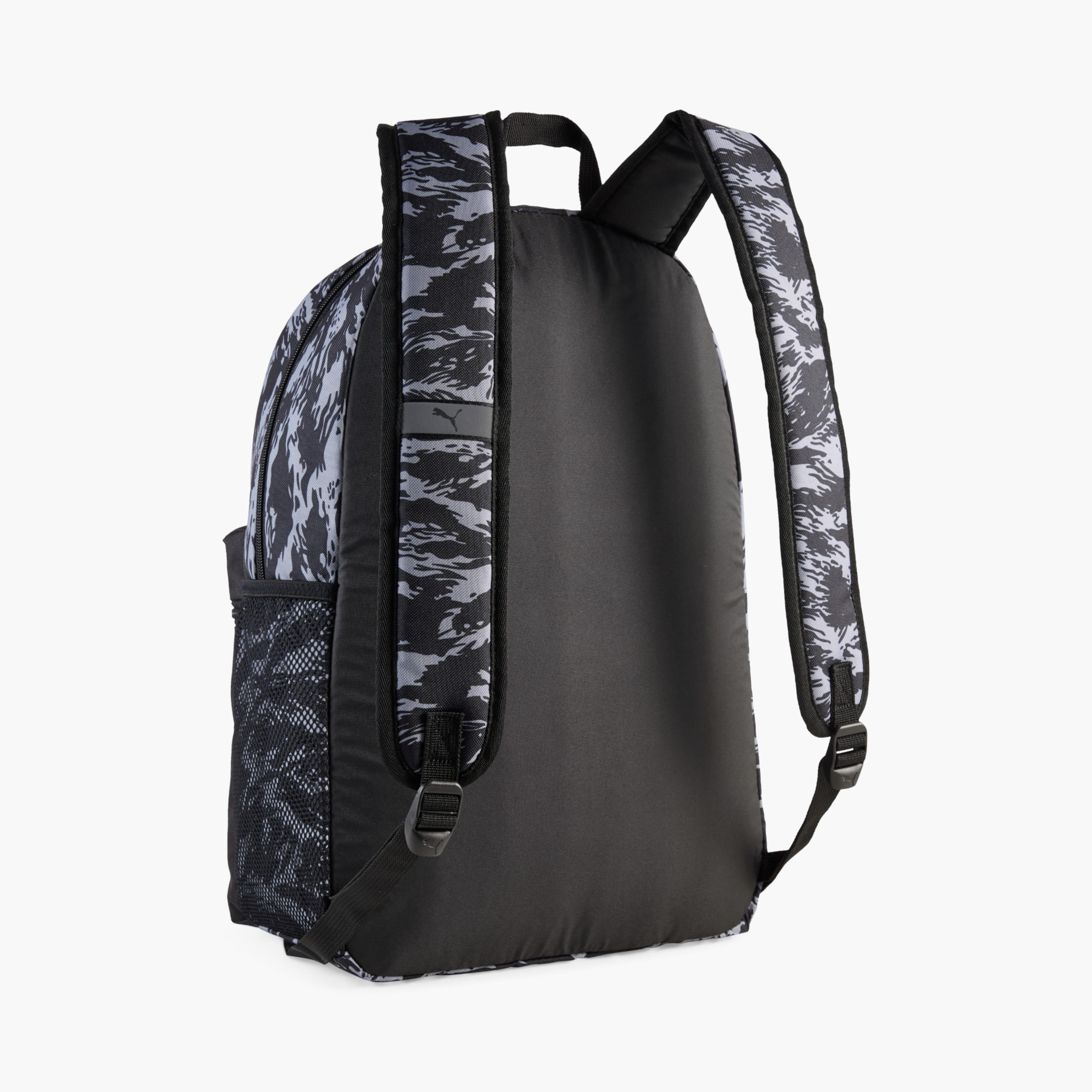 Puma Logo Print School Backpack with Adjustable Straps and Zip Closure-school-bagsandbackpacks-backpacks-image-2