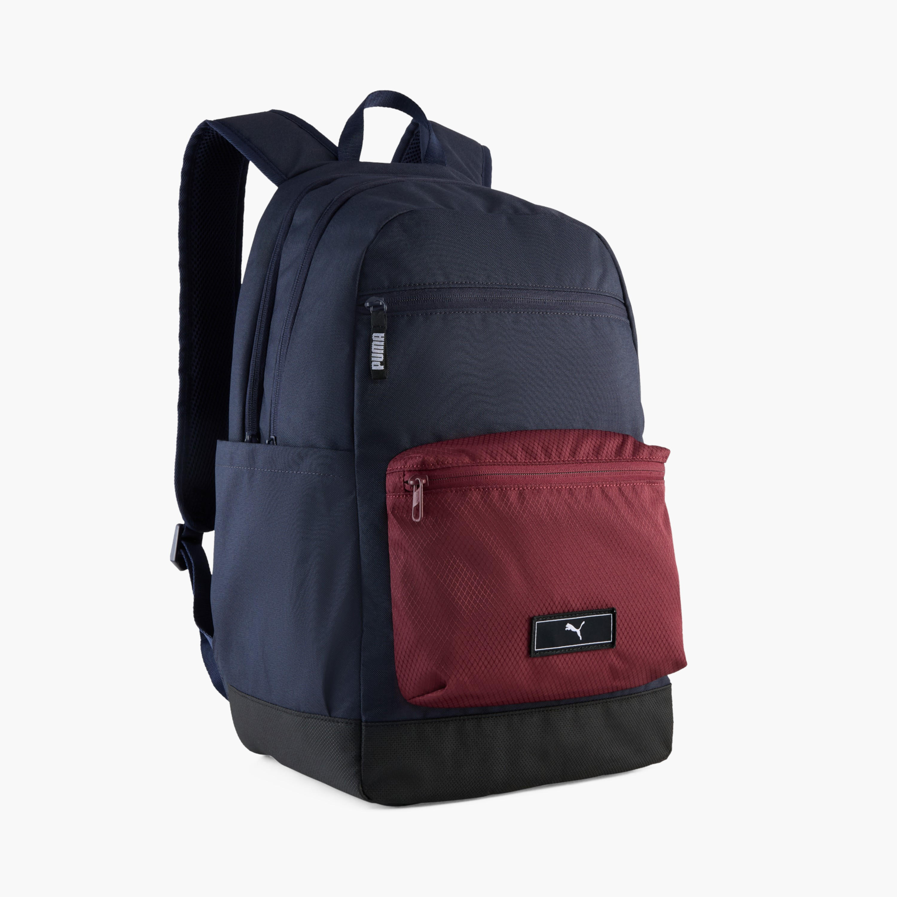 Puma Solid School Backpack with Adjustable Shoulder Straps and Zip Closure-school-bagsandbackpacks-backpacks-image-1