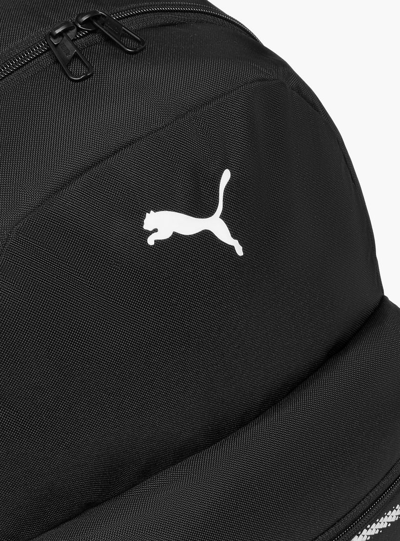 Puma Logo Print School Backpack with Adjustable Straps and Zip Closure-school-bagsandbackpacks-backpacks-image-4