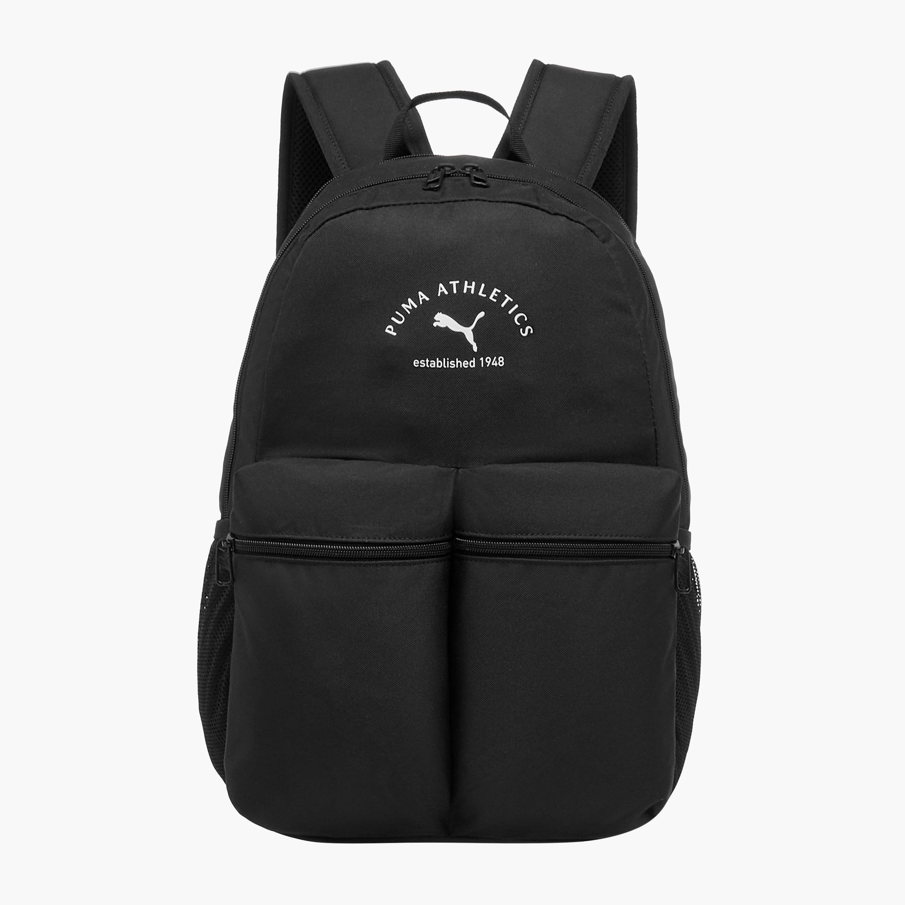 Puma Logo Print School Backpack with Adjustable Straps - 16x32x45 cm-school-bagsandbackpacks-backpacks-image-1