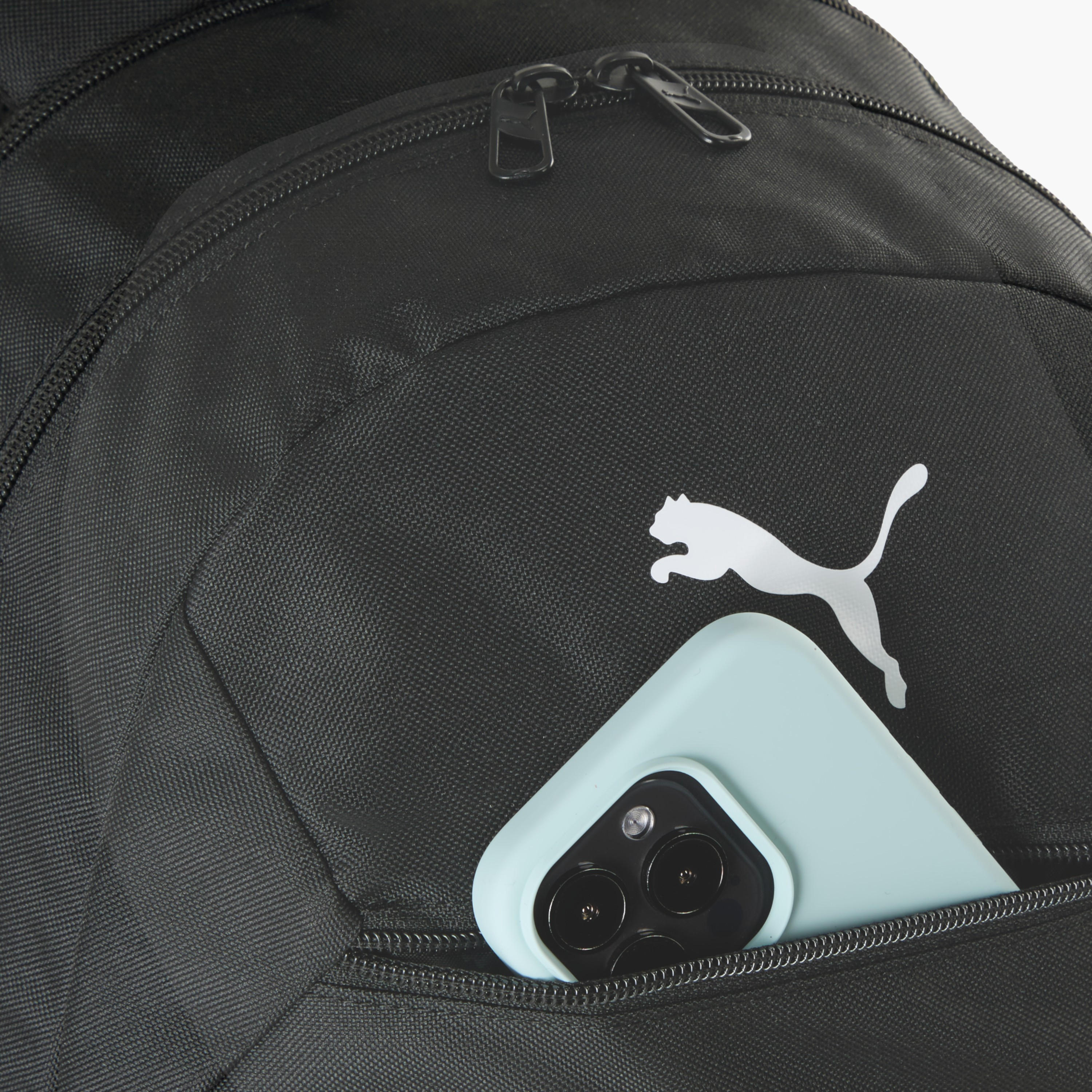 Puma Logo Print School Backpack with Adjustable Shoulder Straps and Zip Closure-school-bagsandbackpacks-backpacks-image-5