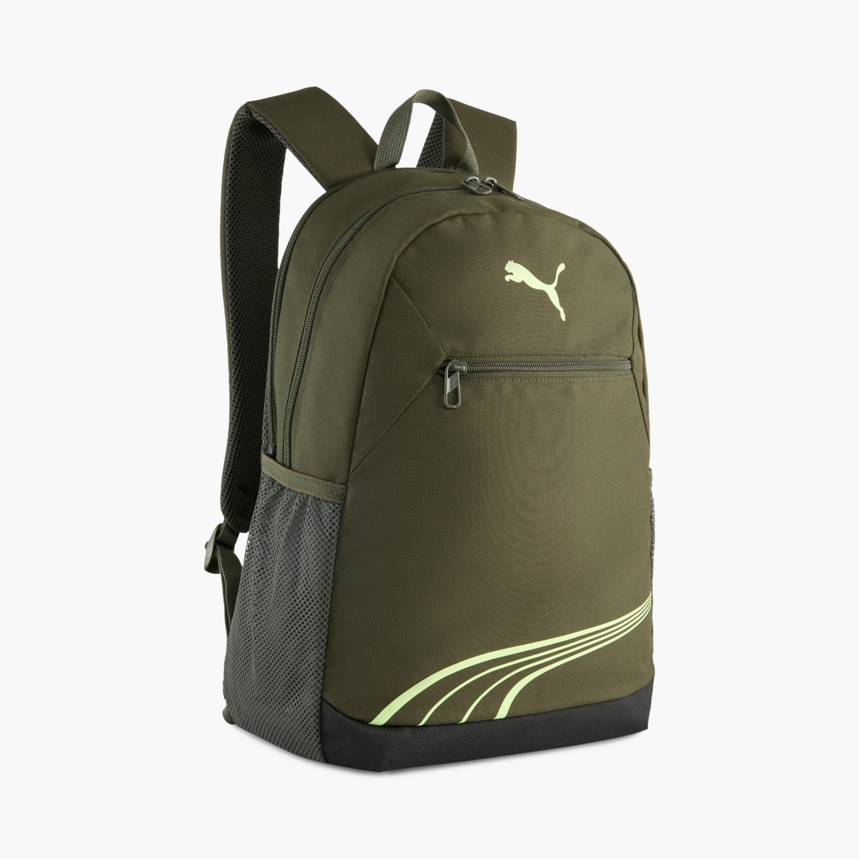شنطة مدرسية بطبعات شعار مع حمّالات كتف قابلة للتعديل وسحّاب إغلاق من بوما-school-bagsandbackpacks-backpacks-image-1