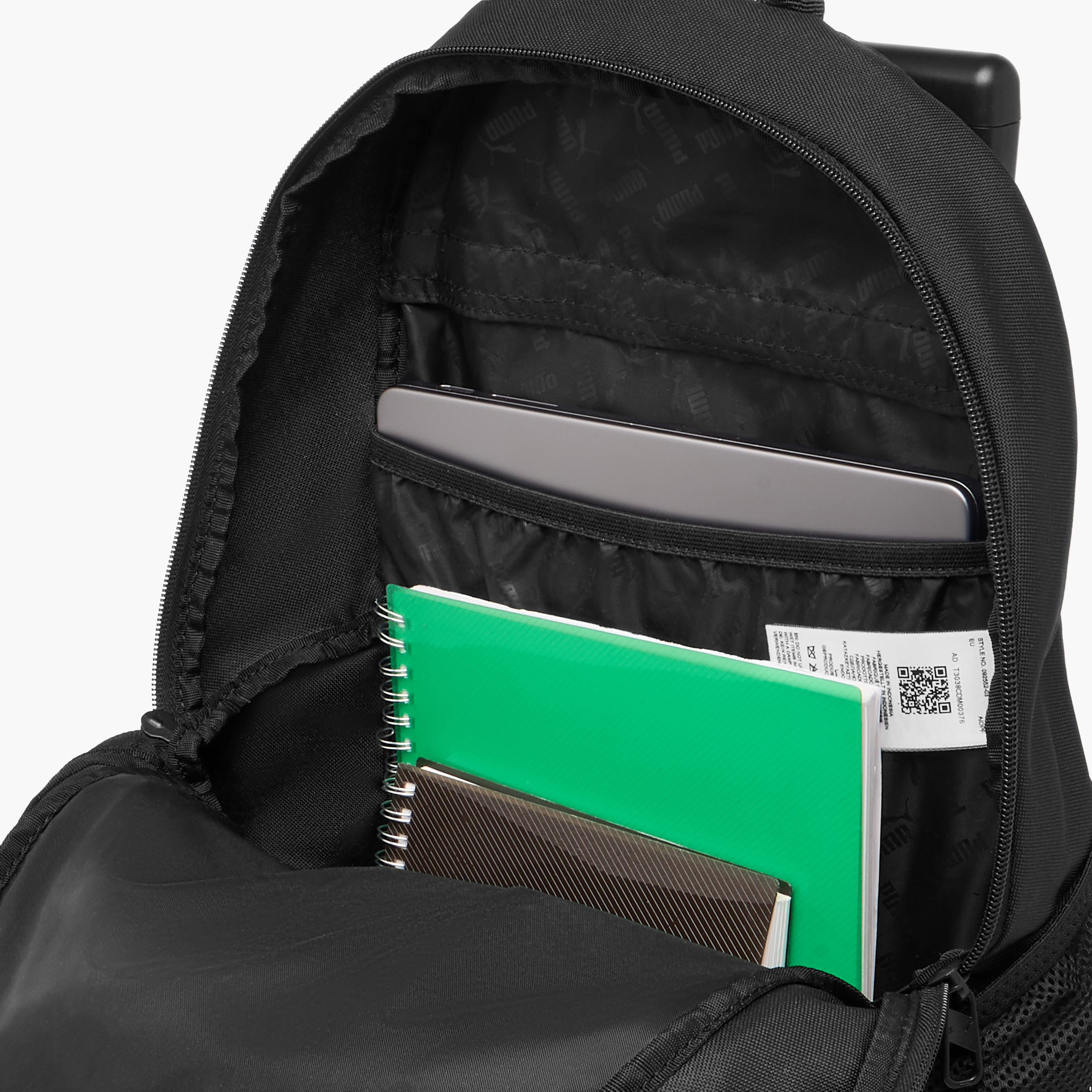 شنطة ترولي مدرسية سادة بمقبض قابل للسحب من بوما - 16×33×46 سم-school-bagsandbackpacks-trolleybags-image-1