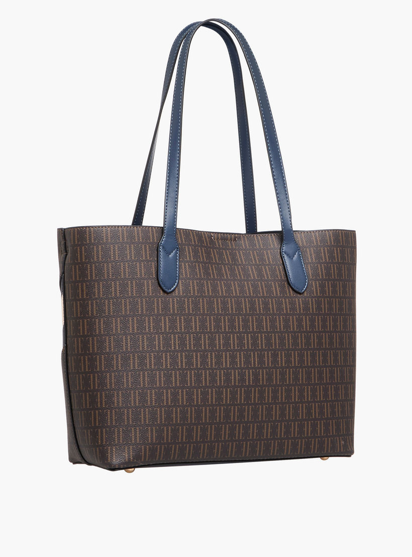 شنطة توتي بسحاب إغلاق وطبعات مونوجرام من إيل-women-bagsandwallets-handbags-image-3