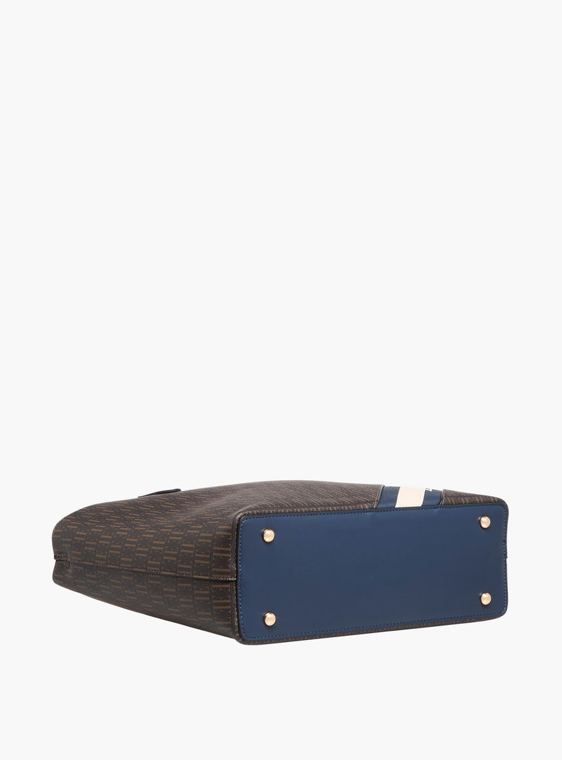 شنطة توتي بسحاب إغلاق وطبعات مونوجرام من إيل-women-bagsandwallets-handbags-image-6