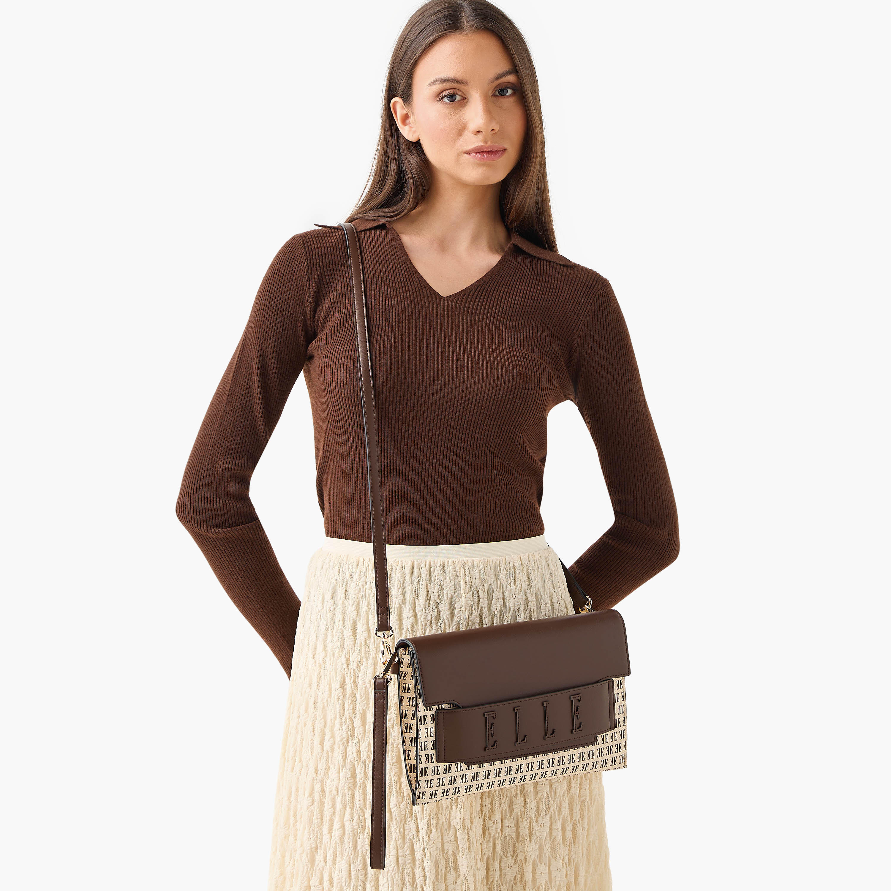 Elle Monogram Print Crossbody Bag with Detachable Strap-women-bagsandwallets-handbags-image-8