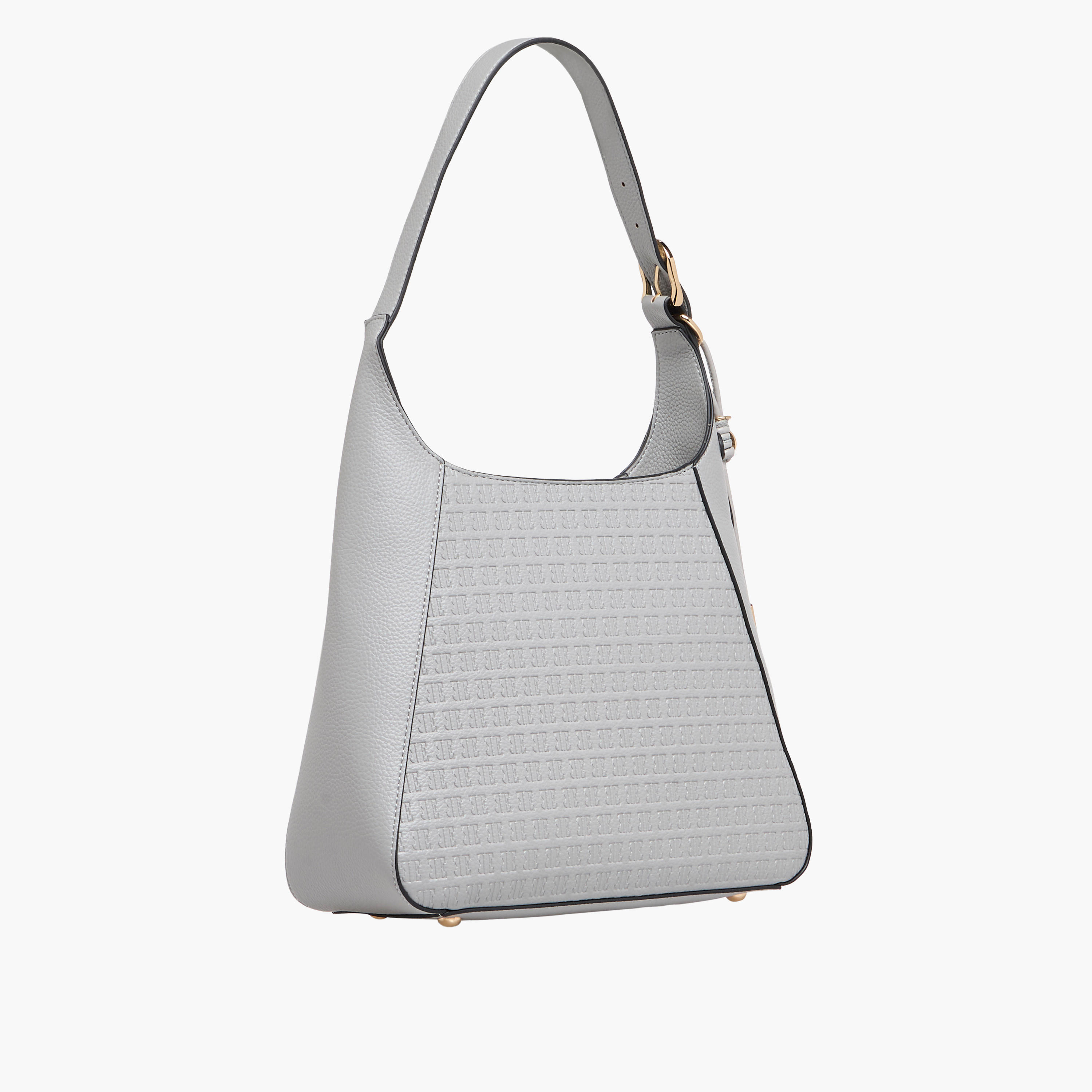 شنطة كتف بحزام قابل للتعديل وسحاب إغلاق ونقوش مونوجرام من إيل-women-bagsandwallets-handbags-image-3