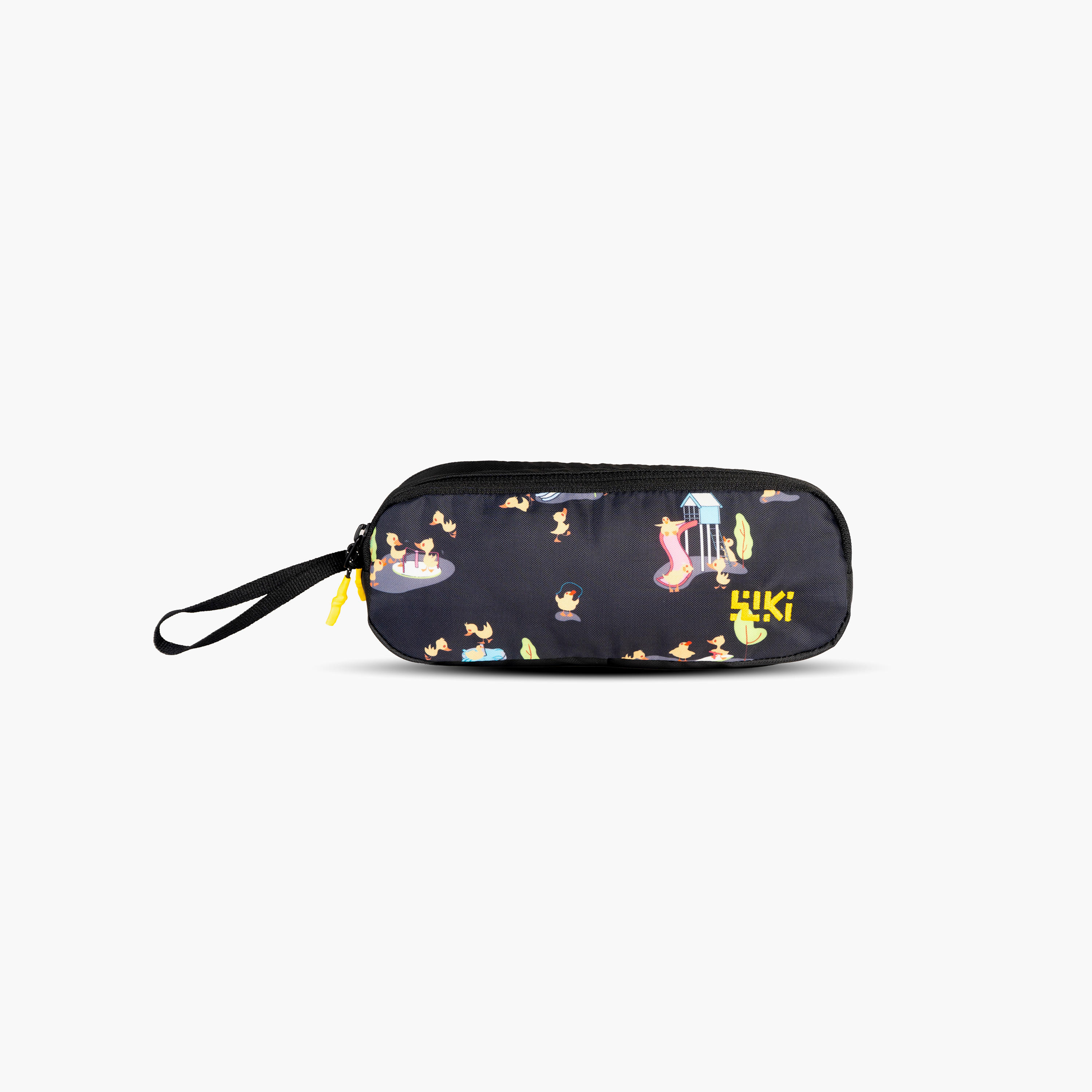 مقلمة بطبعات بط بقسيمين وسحّاب إغلاق من وايلدكرافت-school-stationery-pencilcases-image-1