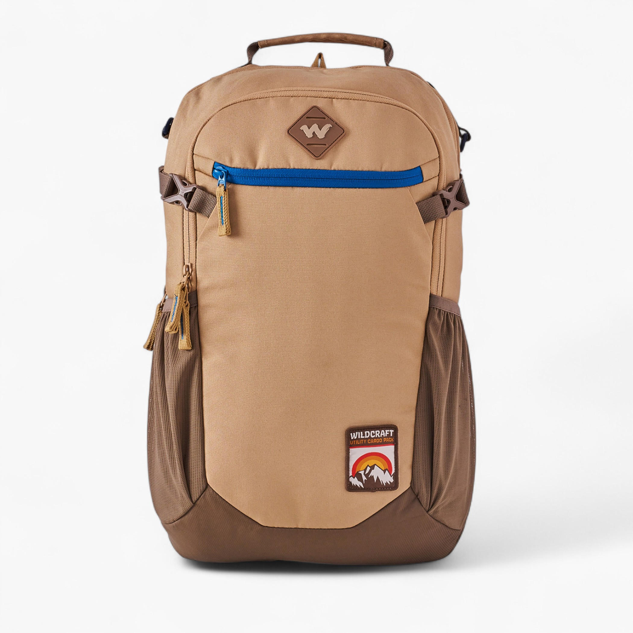 Wildcraft Solid Backpack with Adjustable Straps and Zip Closure - 18x29x49 cms-school-bagsandbackpacks-backpacks-image-1
