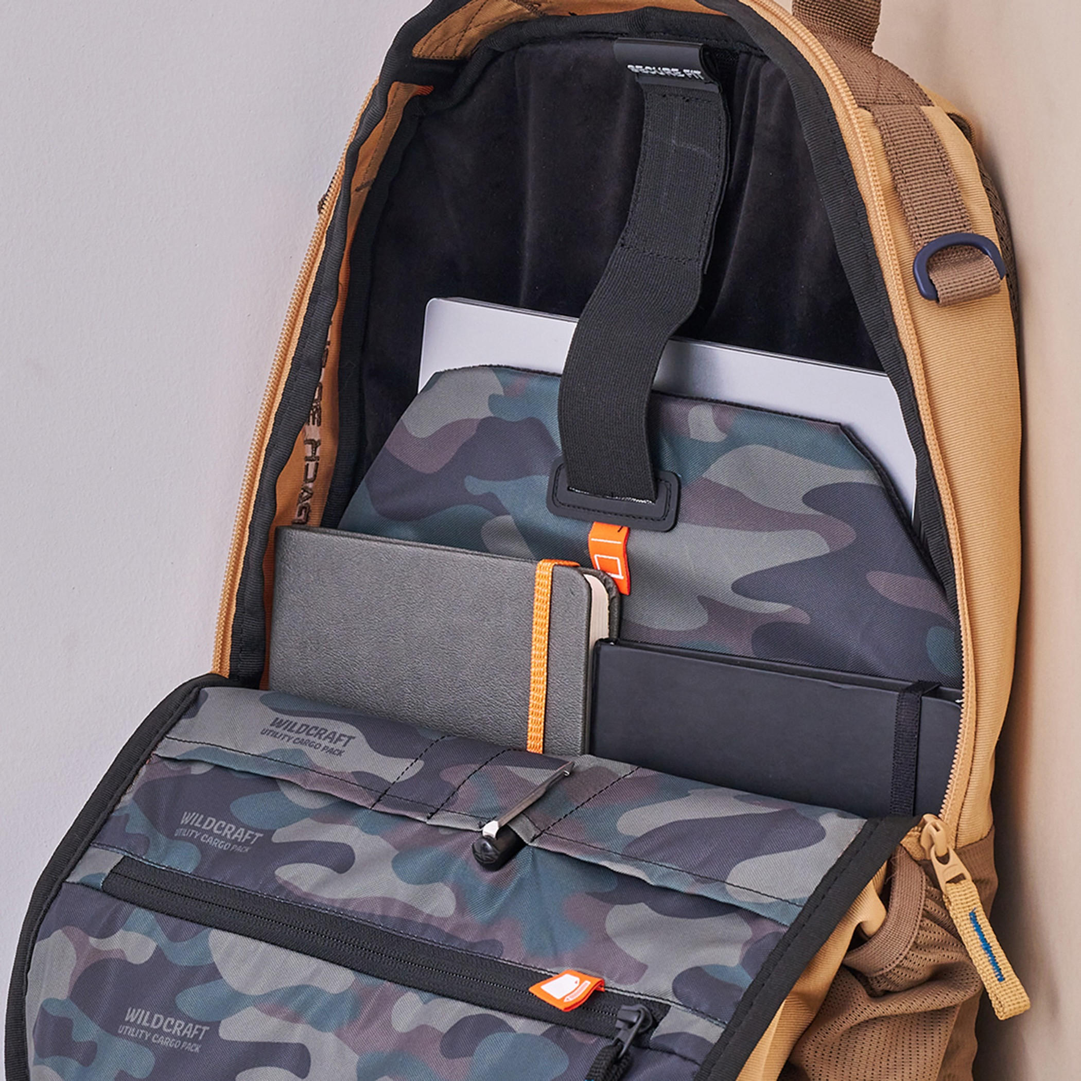 Wildcraft Solid Backpack with Adjustable Straps and Zip Closure - 18x29x49 cms-school-bagsandbackpacks-backpacks-image-11