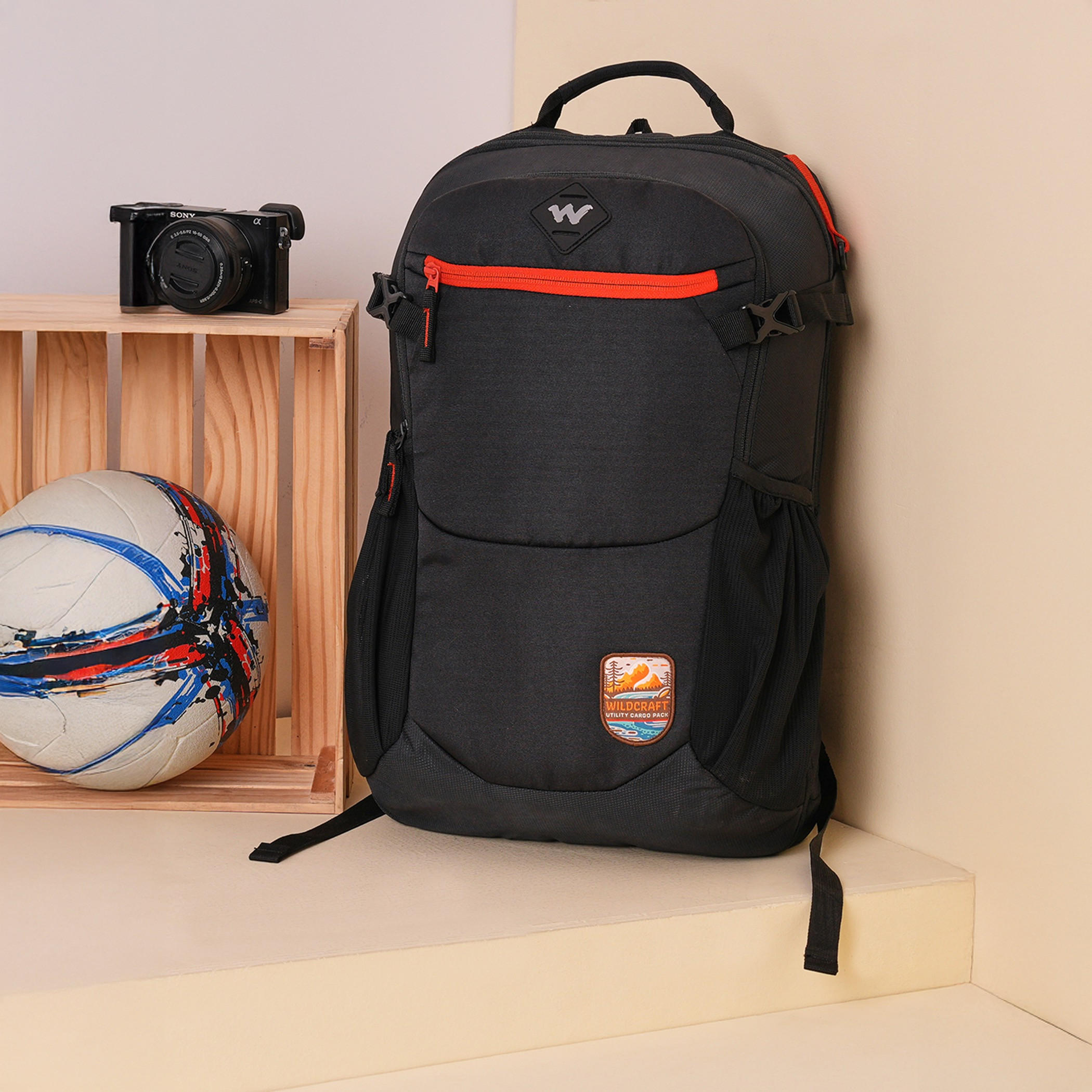 Wildcraft Solid Backpack with Adjustable Shoulder Straps - 24x29x49 cms-school-bagsandbackpacks-backpacks-image-11