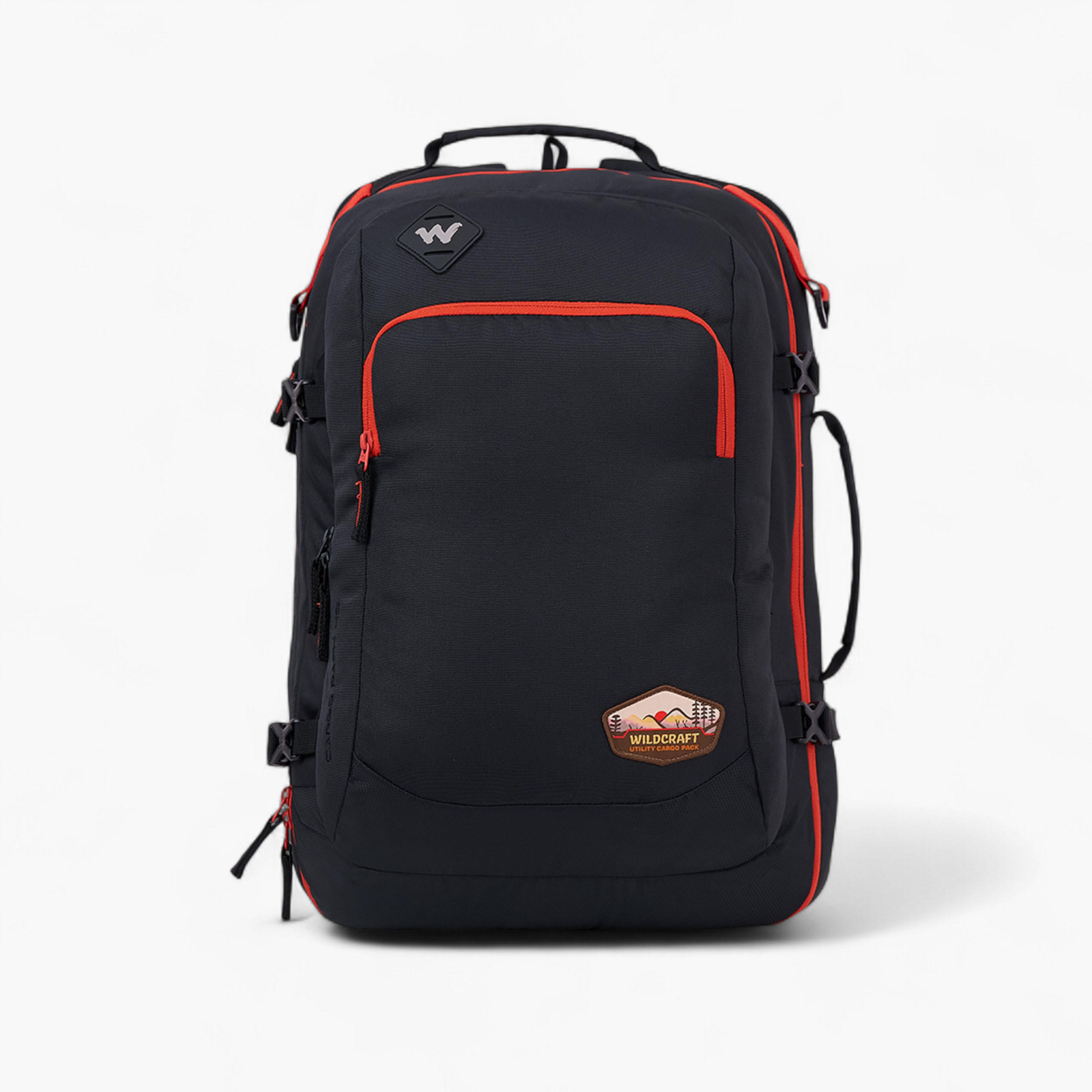 Wildcraft Solid Backpack with Adjustable Straps and Zip Closure - 21x33x48 cms-school-bagsandbackpacks-backpacks-image-1