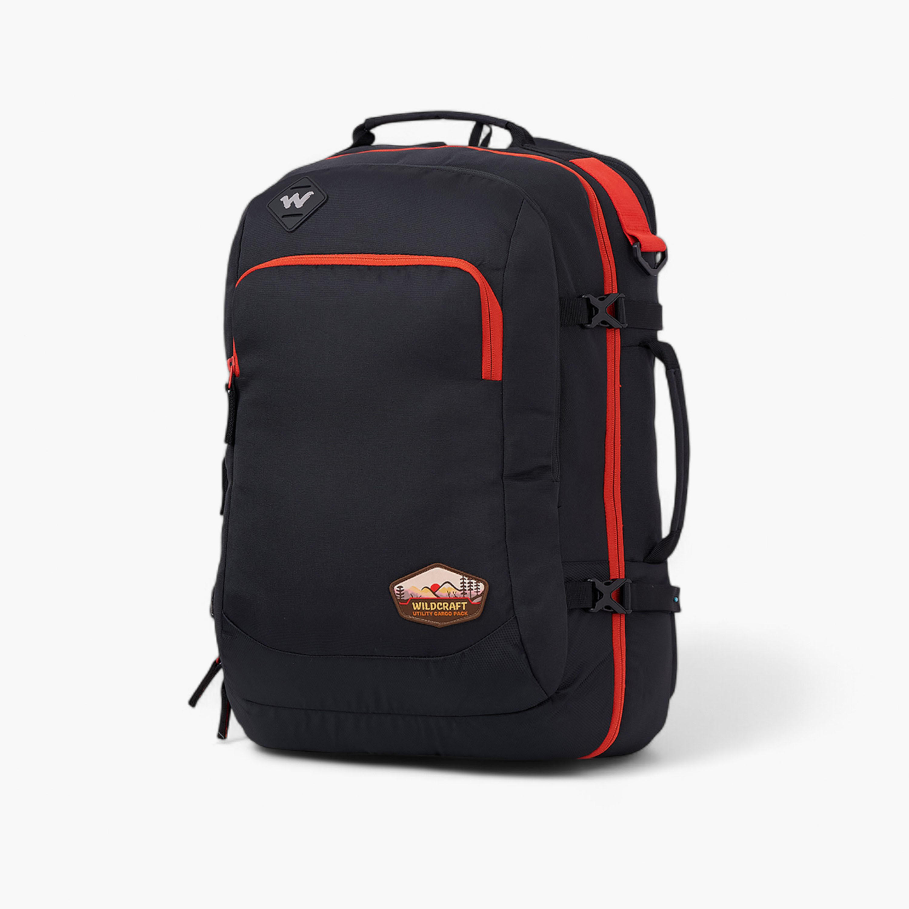 Wildcraft Solid Backpack with Adjustable Straps and Zip Closure - 21x33x48 cms-school-bagsandbackpacks-backpacks-image-2