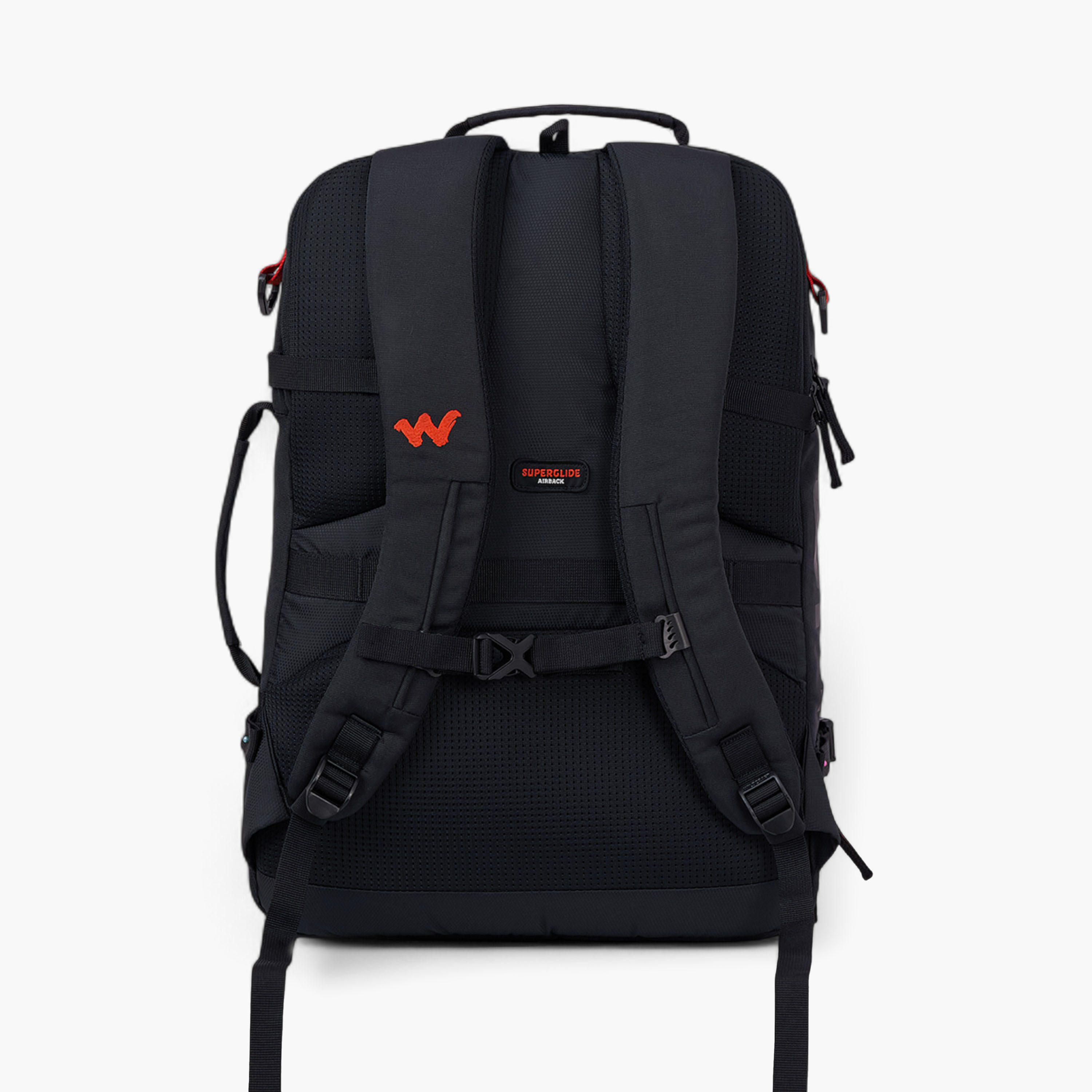 Wildcraft Solid Backpack with Adjustable Straps and Zip Closure - 21x33x48 cms-school-bagsandbackpacks-backpacks-image-5