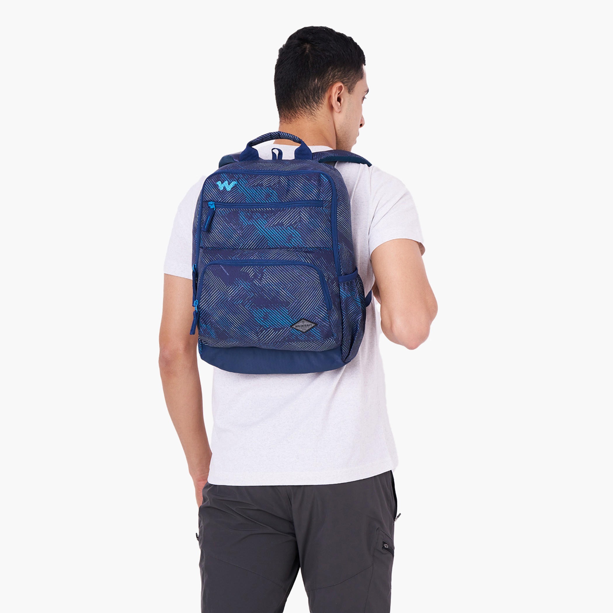 شنطة ظهر بطبعات بحمالات كتف قابلة للتعديل وسحاب إغلاق من وايلدكرافت - 15x28x39 سم-school-bagsandbackpacks-backpacks-image-3
