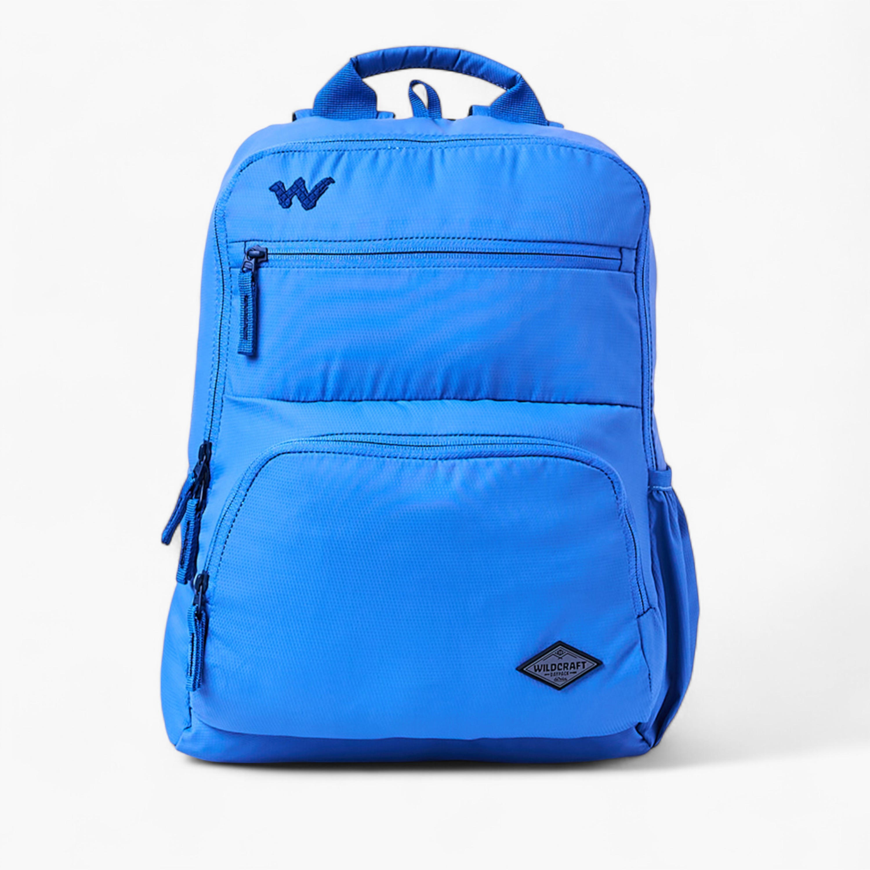 Wildcraft Solid Backpack with Adjustable Straps and Zip Closure - 15x28x39 cms-school-bagsandbackpacks-backpacks-image-1