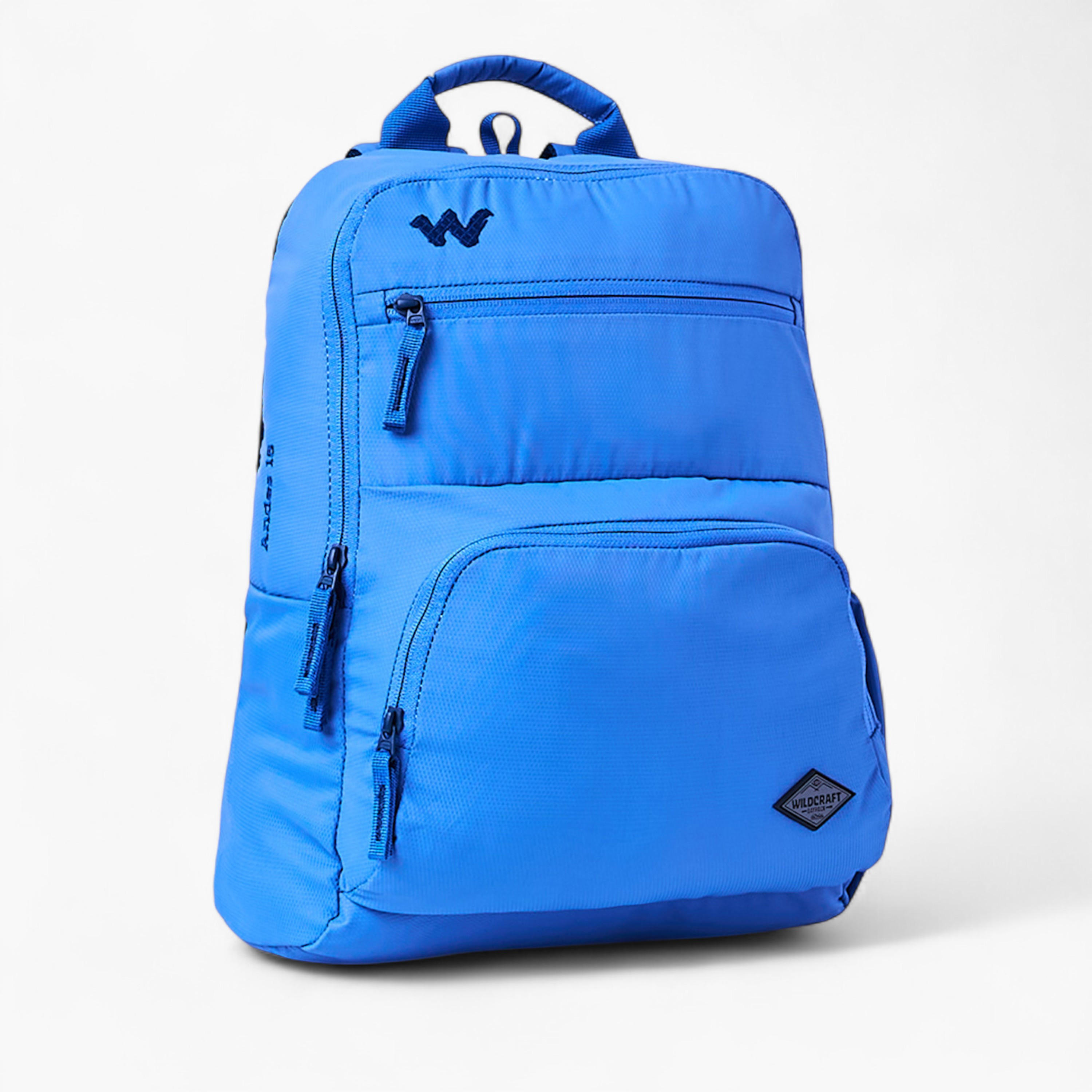 Wildcraft Solid Backpack with Adjustable Straps and Zip Closure - 15x28x39 cms-school-bagsandbackpacks-backpacks-image-6