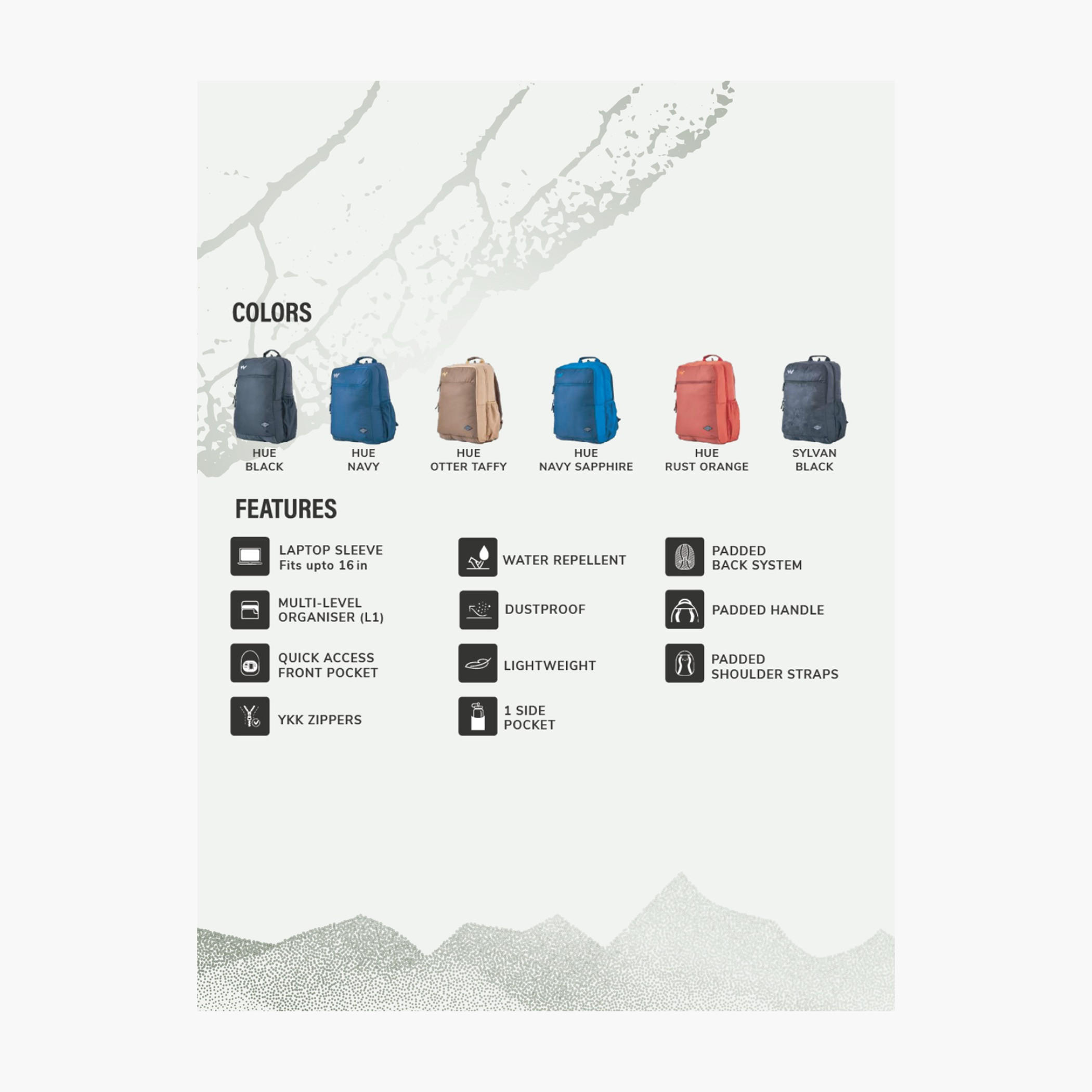 Wildcraft Solid Backpack with Adjustable Shoulder Straps - 23x32x46 cms-school-bagsandbackpacks-backpacks-image-5