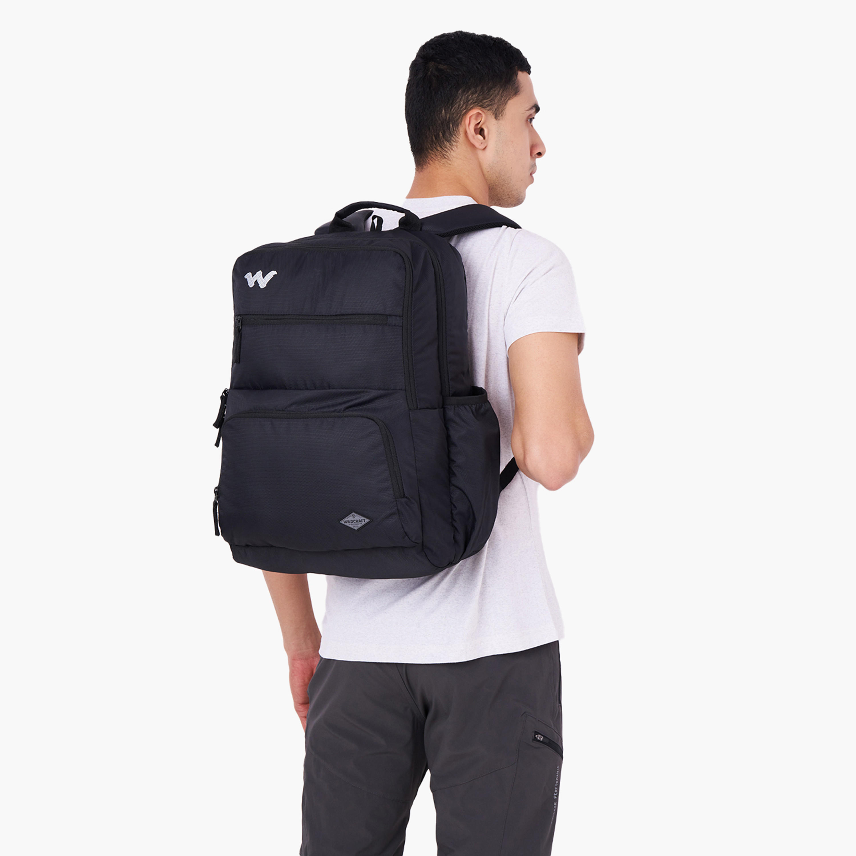 شنطة مدرسية سادة بحمّالات كتف قابلة للتعديل من وايلدكرافت - 25×32×47 سم-school-bagsandbackpacks-backpacks-image-3
