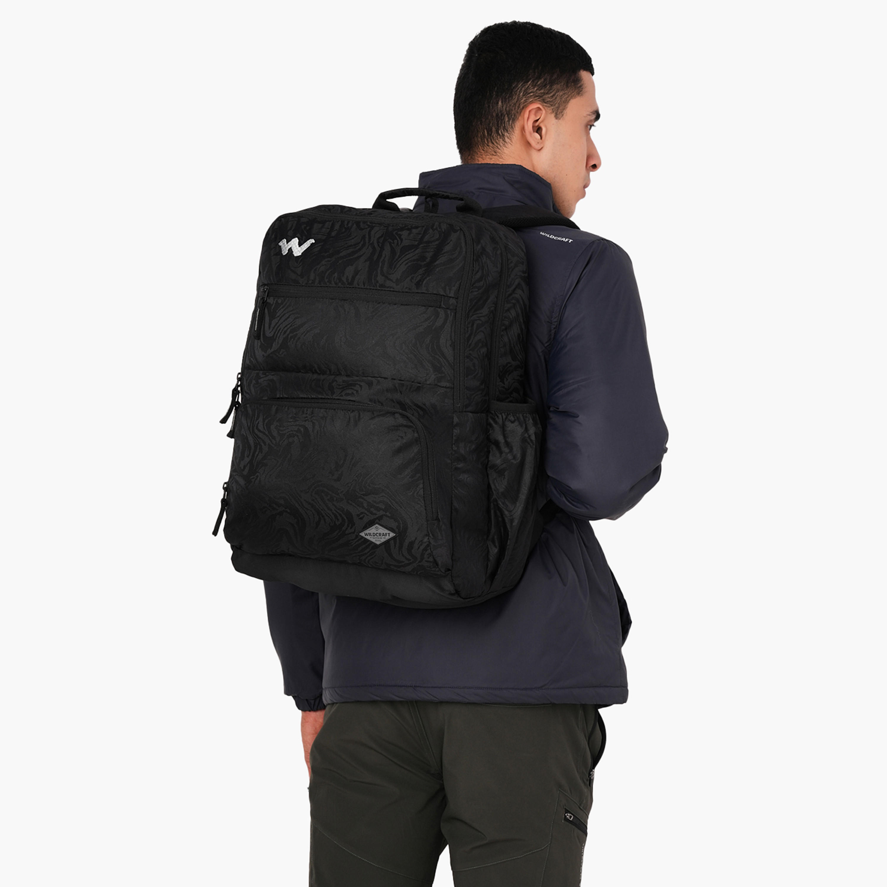 Wildcraft Solid School Backpack with Adjustable Shoulder Straps - 25x32x47 cms-school-bagsandbackpacks-backpacks-image-3