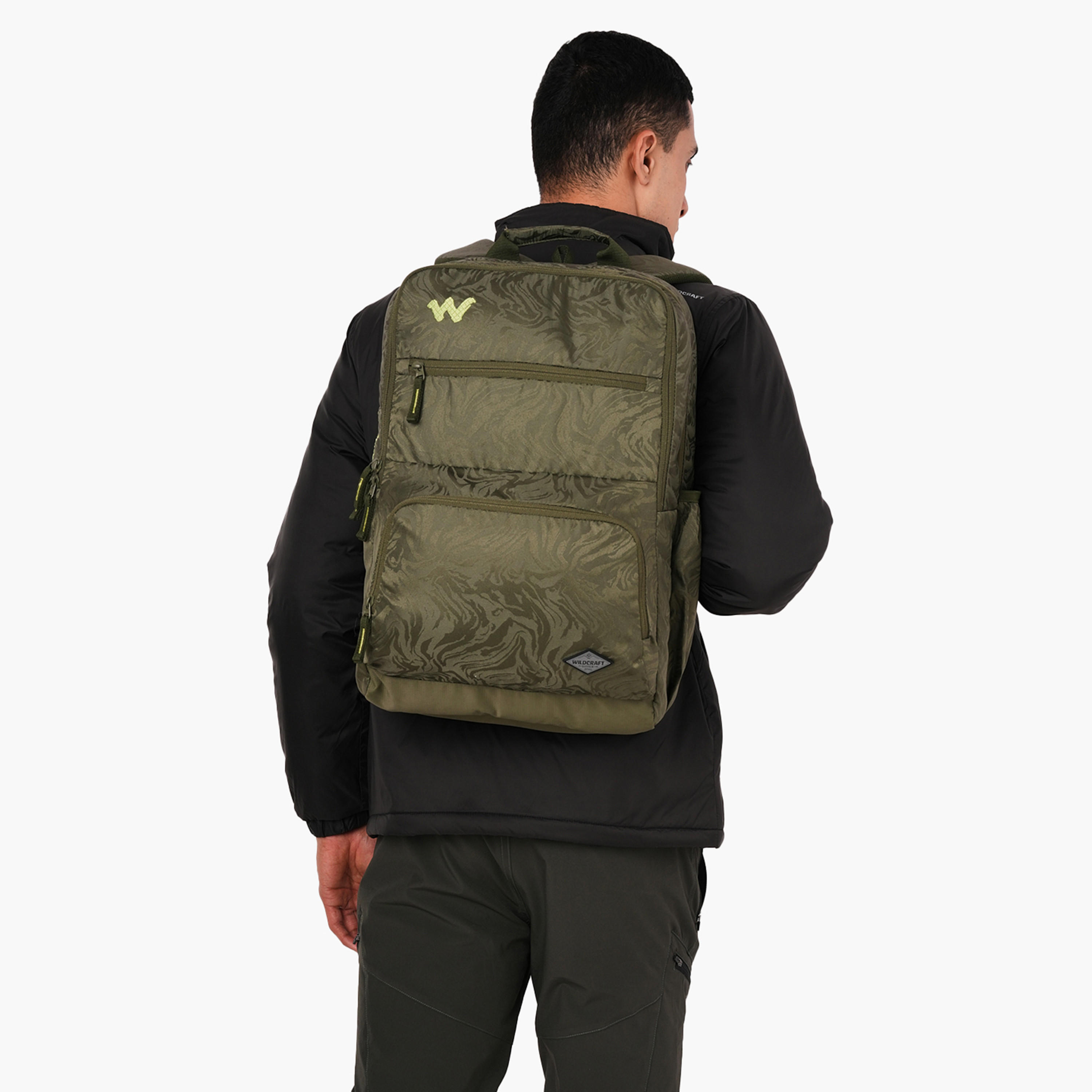 Wildcraft Solid School Backpack with Adjustable Shoulder Straps - 25x32x47 cms-school-bagsandbackpacks-backpacks-image-3