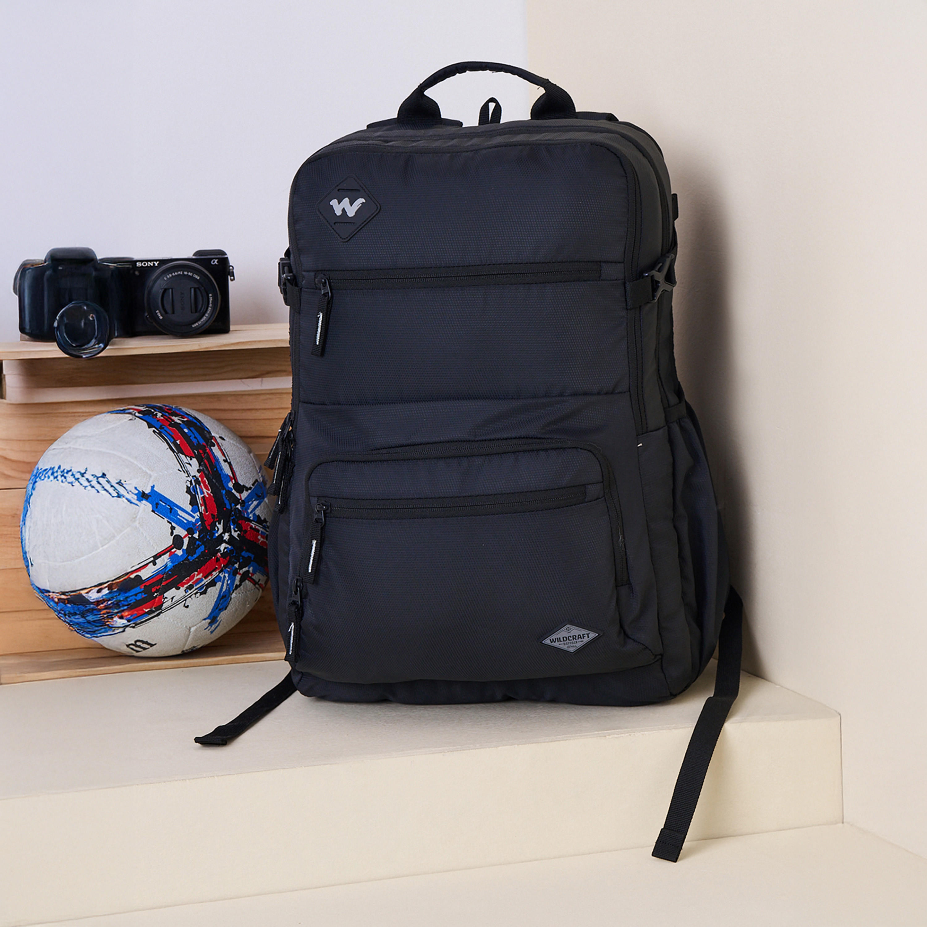 Wildcraft Solid School Backpack with Adjustable Shoulder Straps - 25x32x46 cms-school-bagsandbackpacks-backpacks-image-12