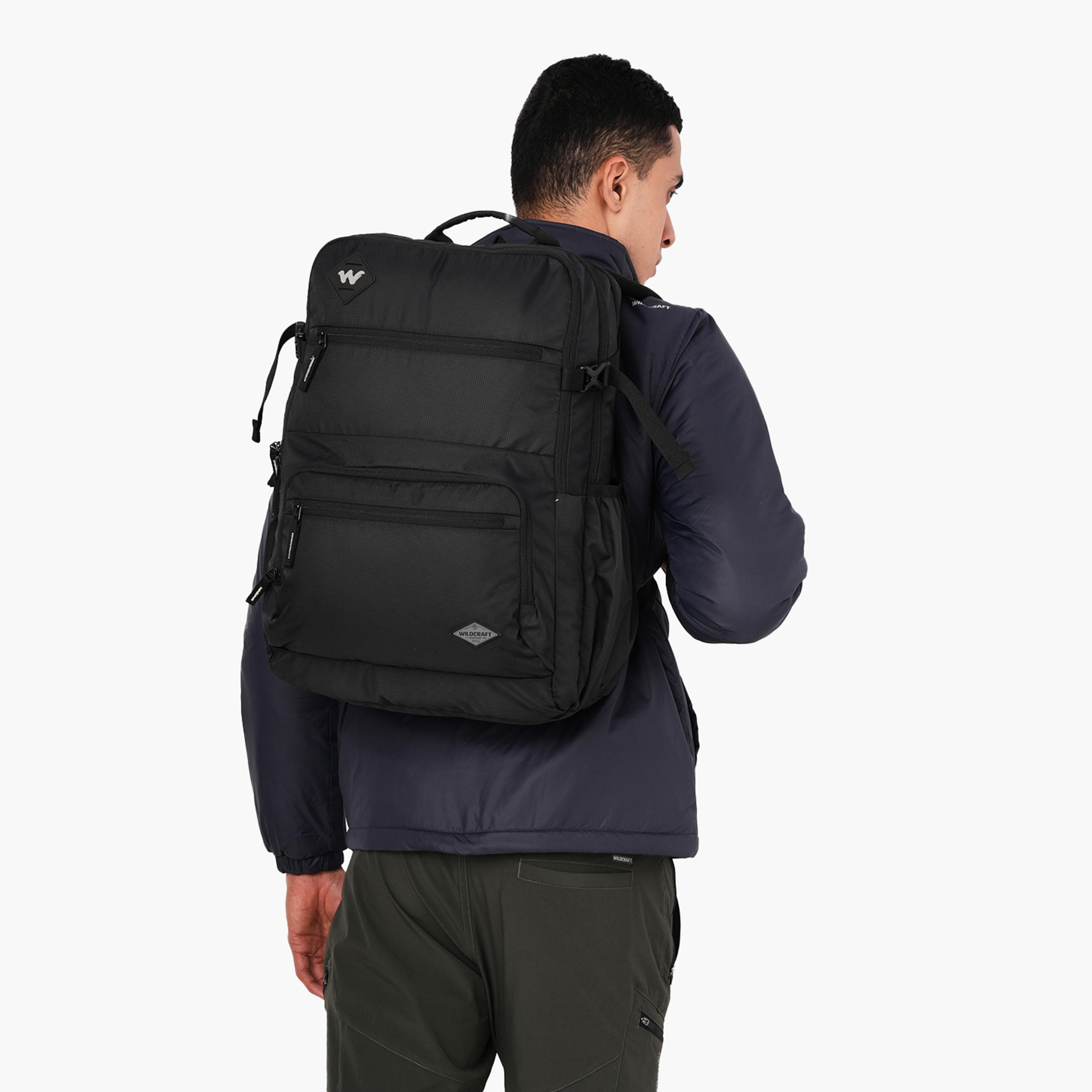 Wildcraft Solid School Backpack with Adjustable Shoulder Straps - 25x32x46 cms-school-bagsandbackpacks-backpacks-image-3