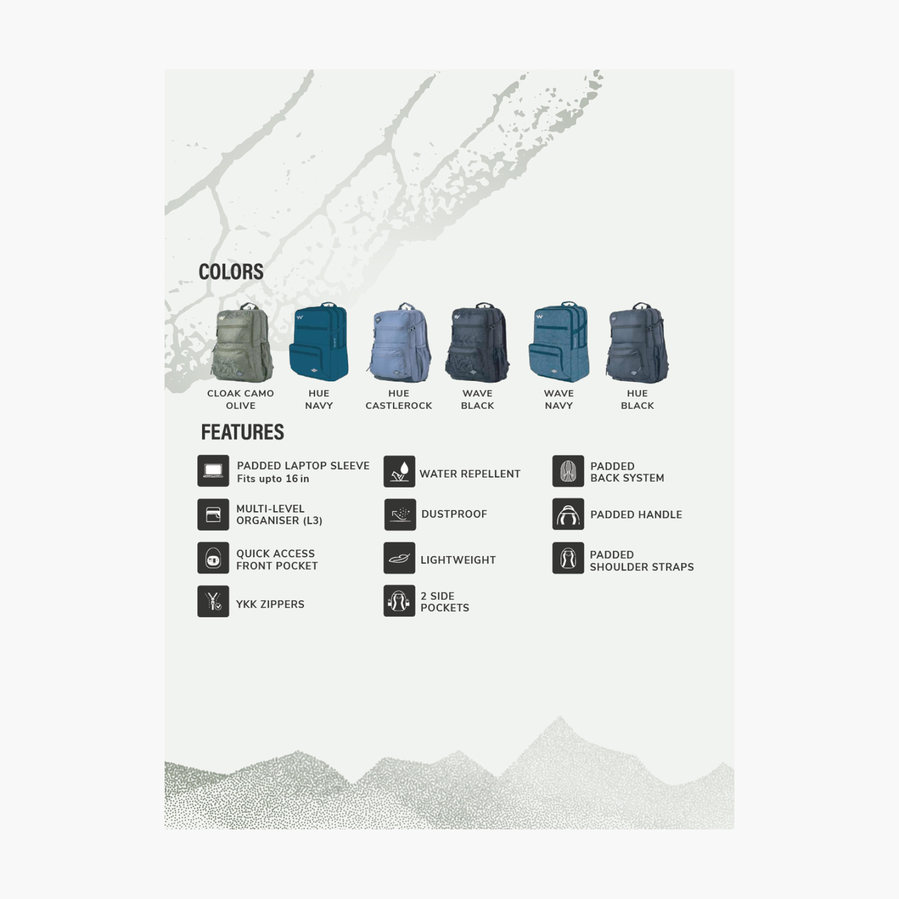 Wildcraft Solid School Backpack with Adjustable Shoulder Straps - 25x32x46 cms-school-bagsandbackpacks-backpacks-image-5
