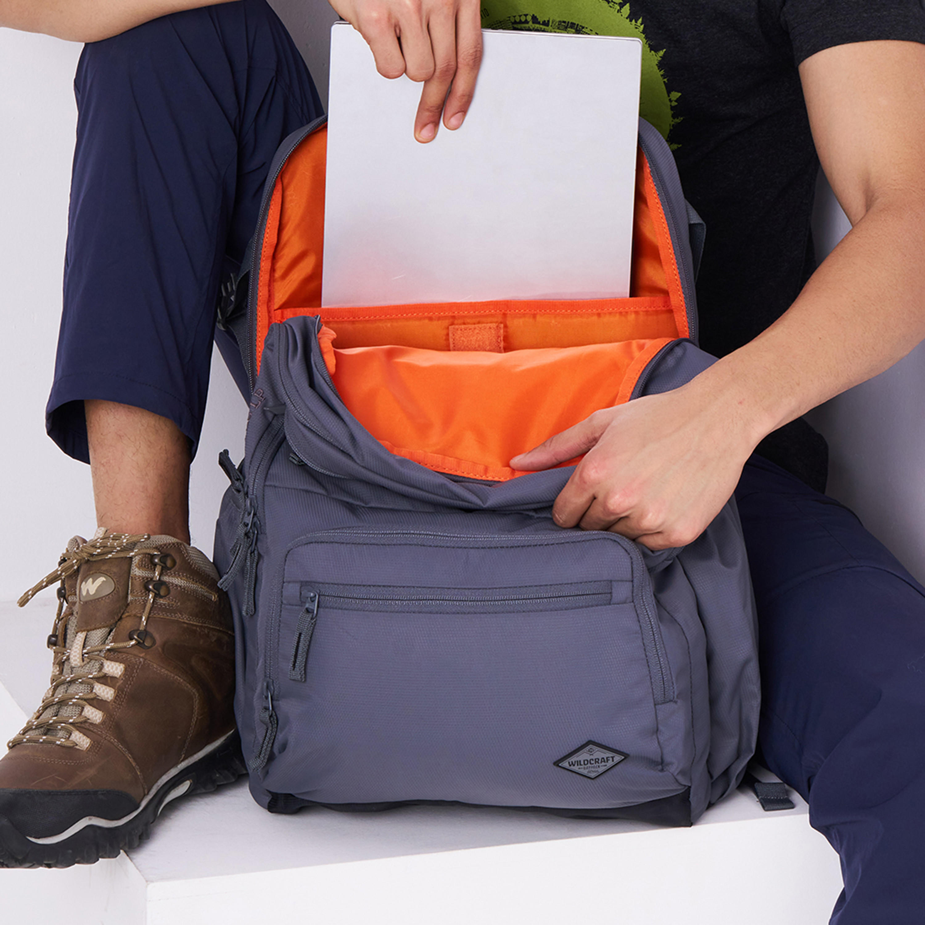 شنطة مدرسية سادة بحمالات كتف قابلة للتعديل من وايلدكرافت - 25×32×46 سم-school-bagsandbackpacks-backpacks-image-4