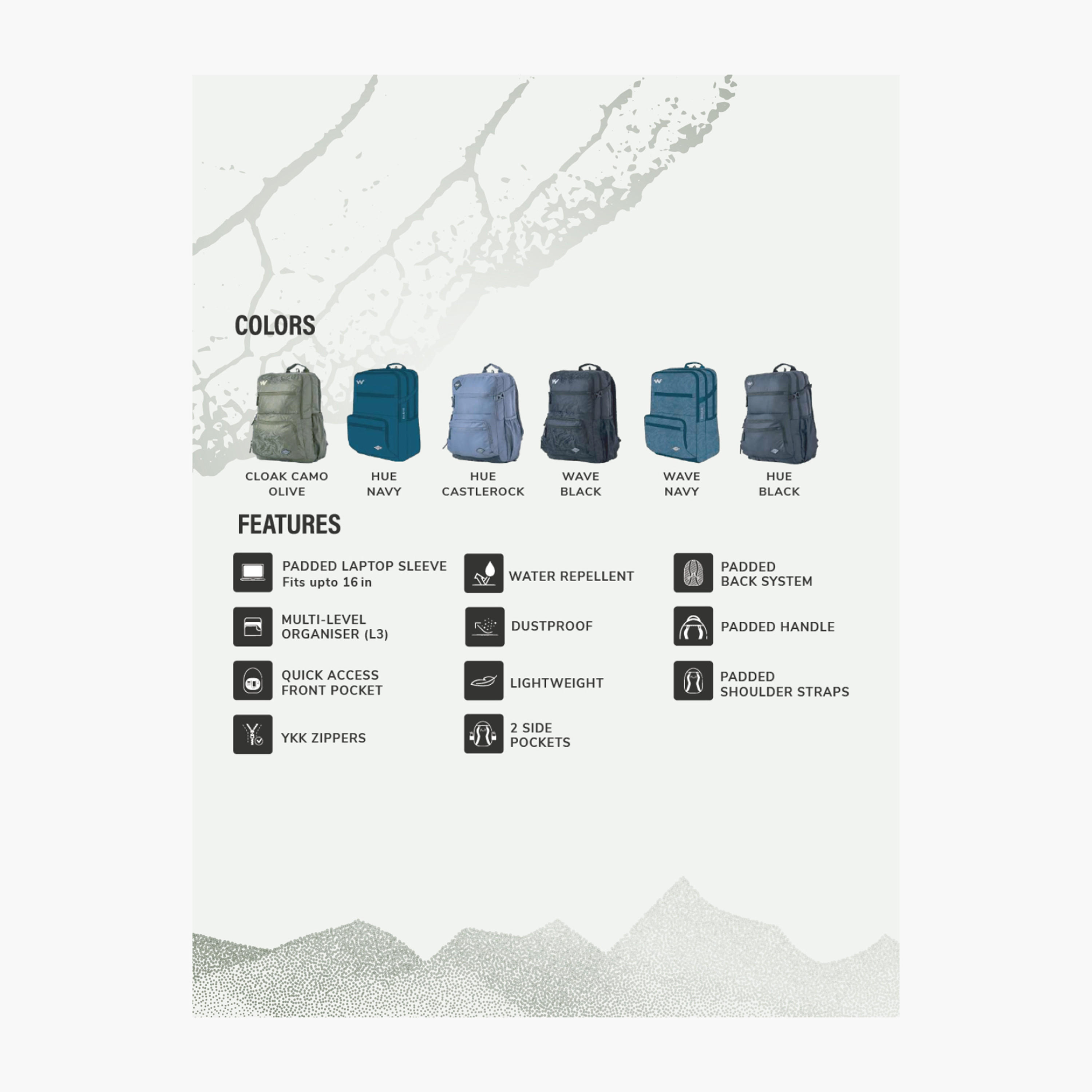 شنطة مدرسية سادة بحمالات كتف قابلة للتعديل من وايلدكرافت - 25×32×46 سم-school-bagsandbackpacks-backpacks-image-5