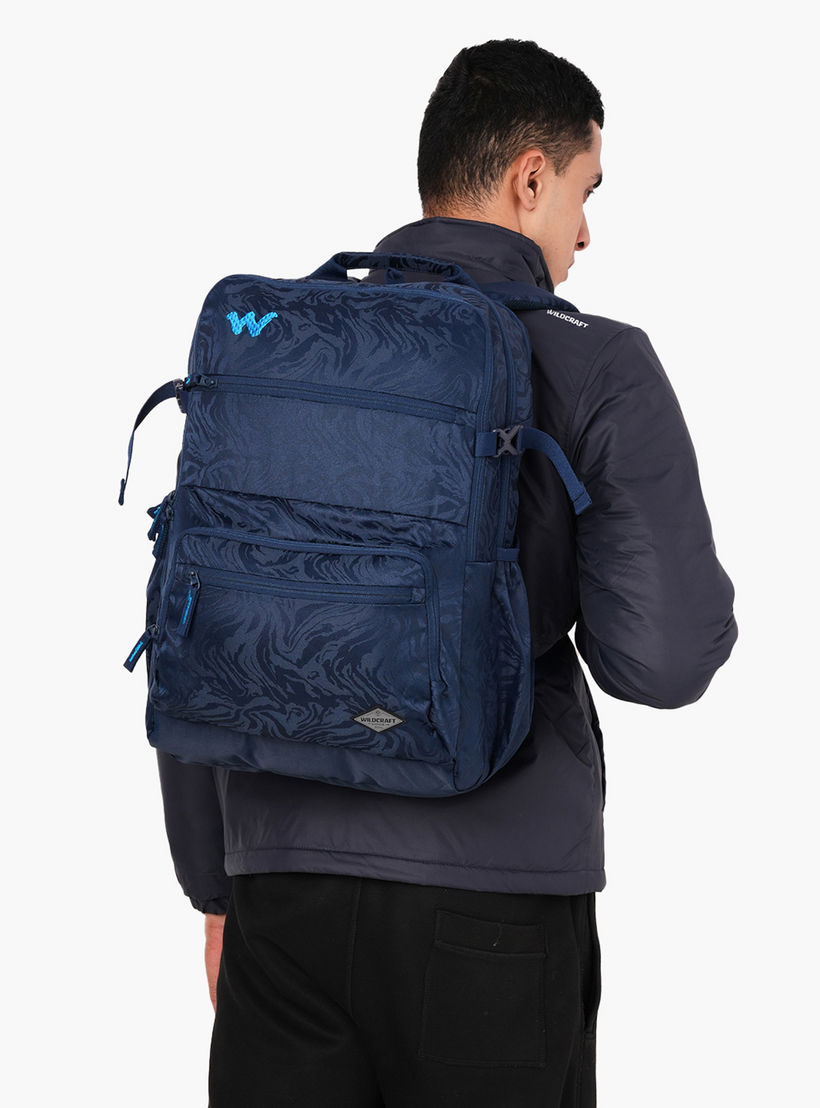 شنطة ظهر مدرسية بطبعات وحمالات كتف قابلة للتعديل من وايلدكرافت - 25×32×46 سم-school-bagsandbackpacks-backpacks-image-3