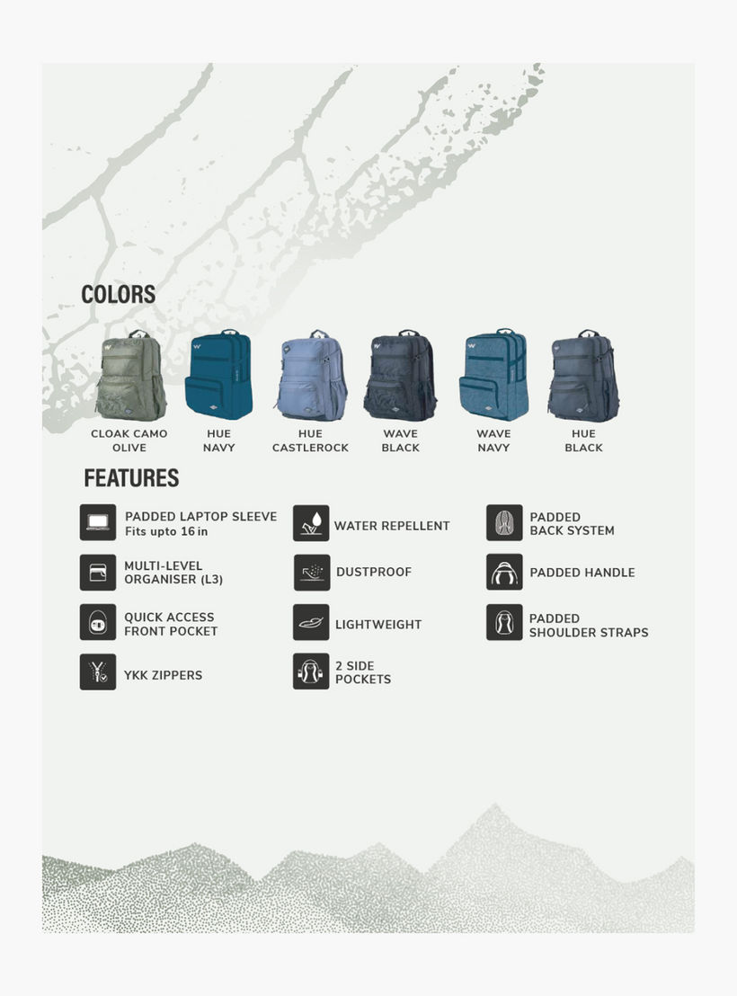 شنطة ظهر مدرسية بطبعات وحمالات كتف قابلة للتعديل من وايلدكرافت - 25×32×46 سم-school-bagsandbackpacks-backpacks-image-5