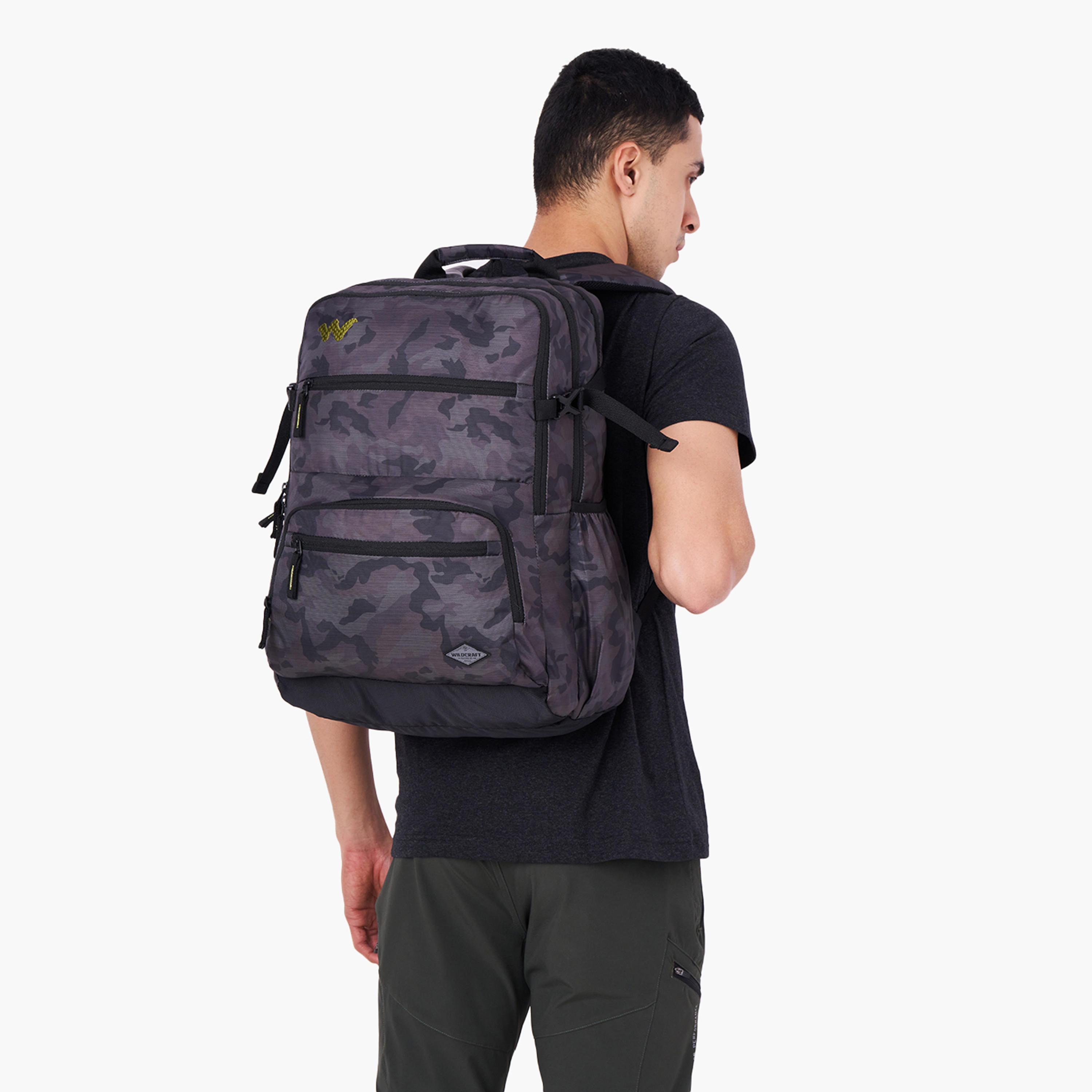 Wildcraft Camouflage School Backpack with Adjustable Shoulder Straps - 25x32x46 cms-school-bagsandbackpacks-backpacks-image-3