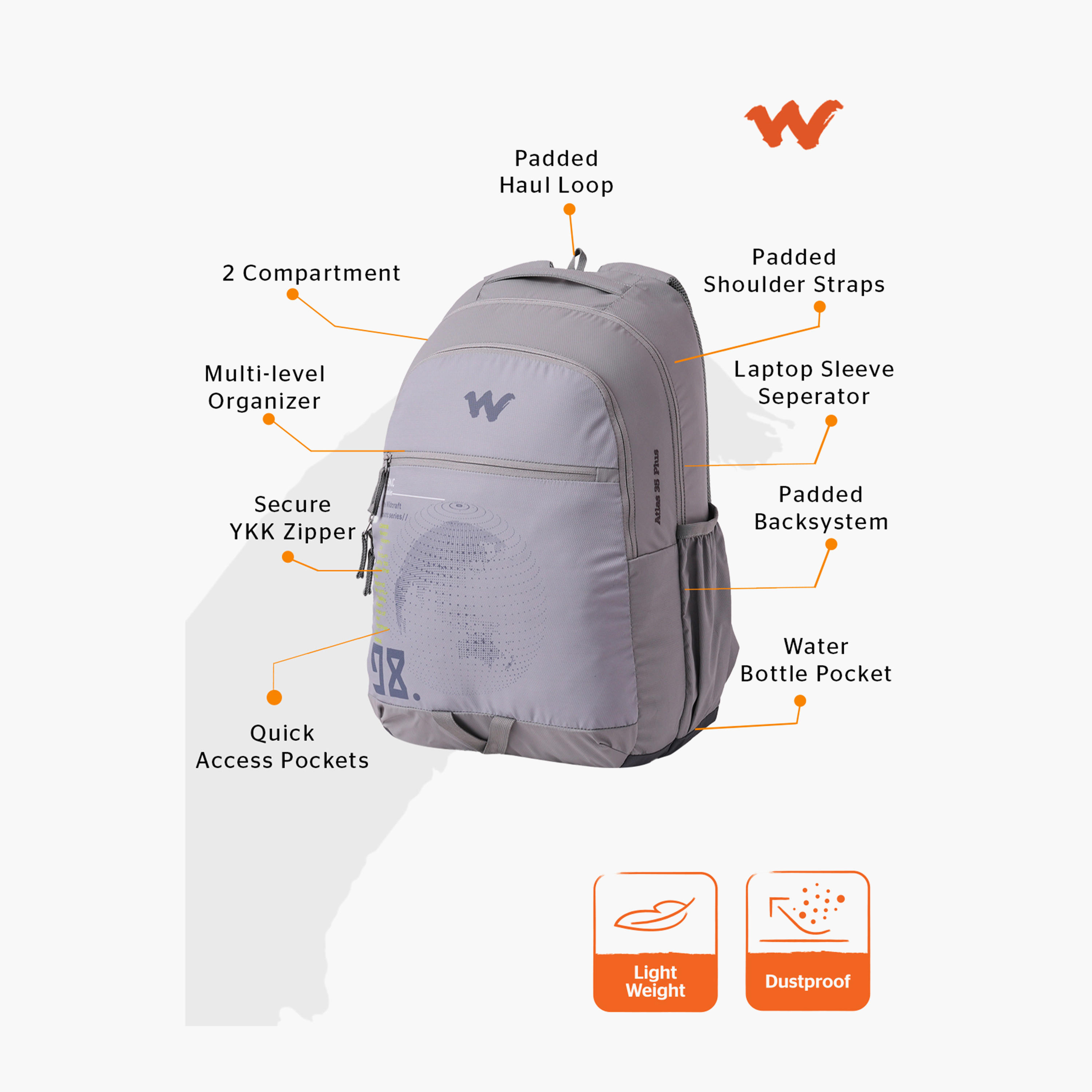 Wildcraft Printed School Backpack with Adjustable Shoulder Straps - 19x32x47 cms-school-bagsandbackpacks-backpacks-image-12