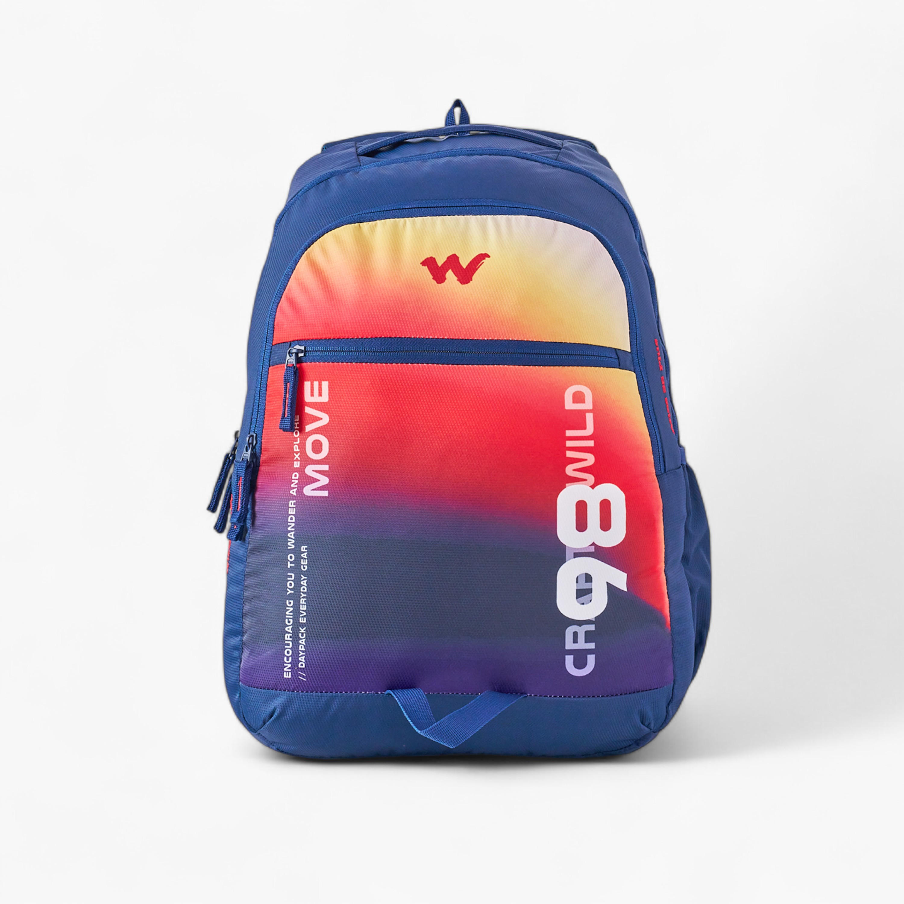 Wildcraft Printed School Backpack with Adjustable Shoulder Straps - 19x32x47 cms-school-bagsandbackpacks-backpacks-image-1