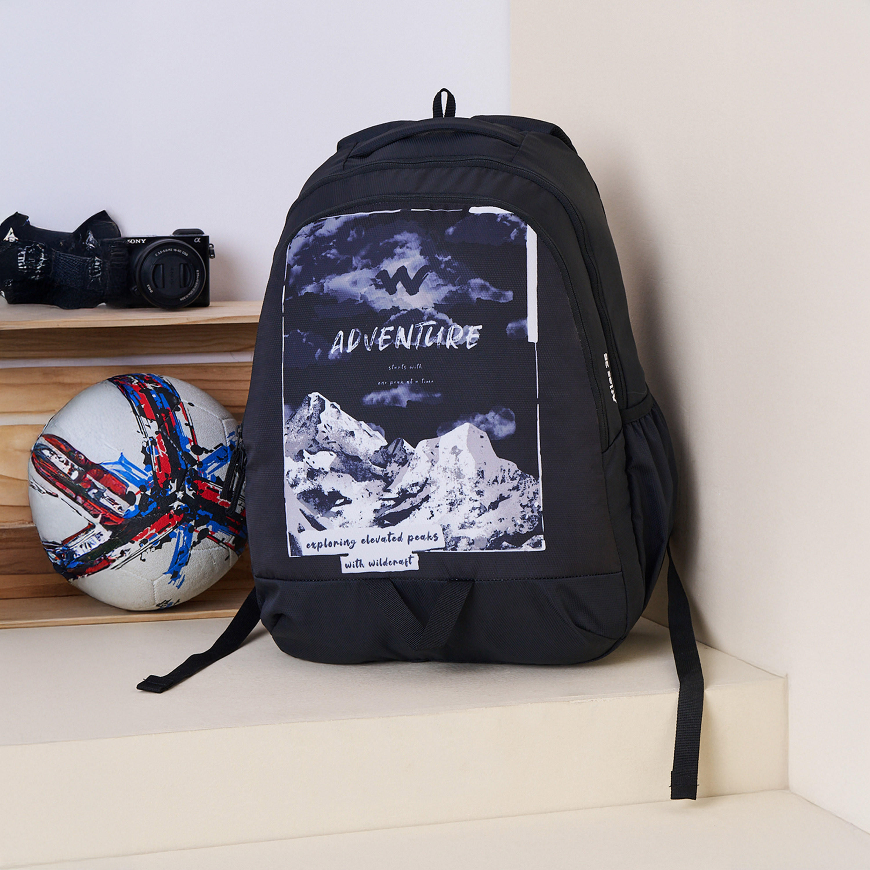 Wildcraft Printed School Backpack with Adjustable Shoulder Straps - 25x31x46 cms-school-bagsandbackpacks-backpacks-image-12