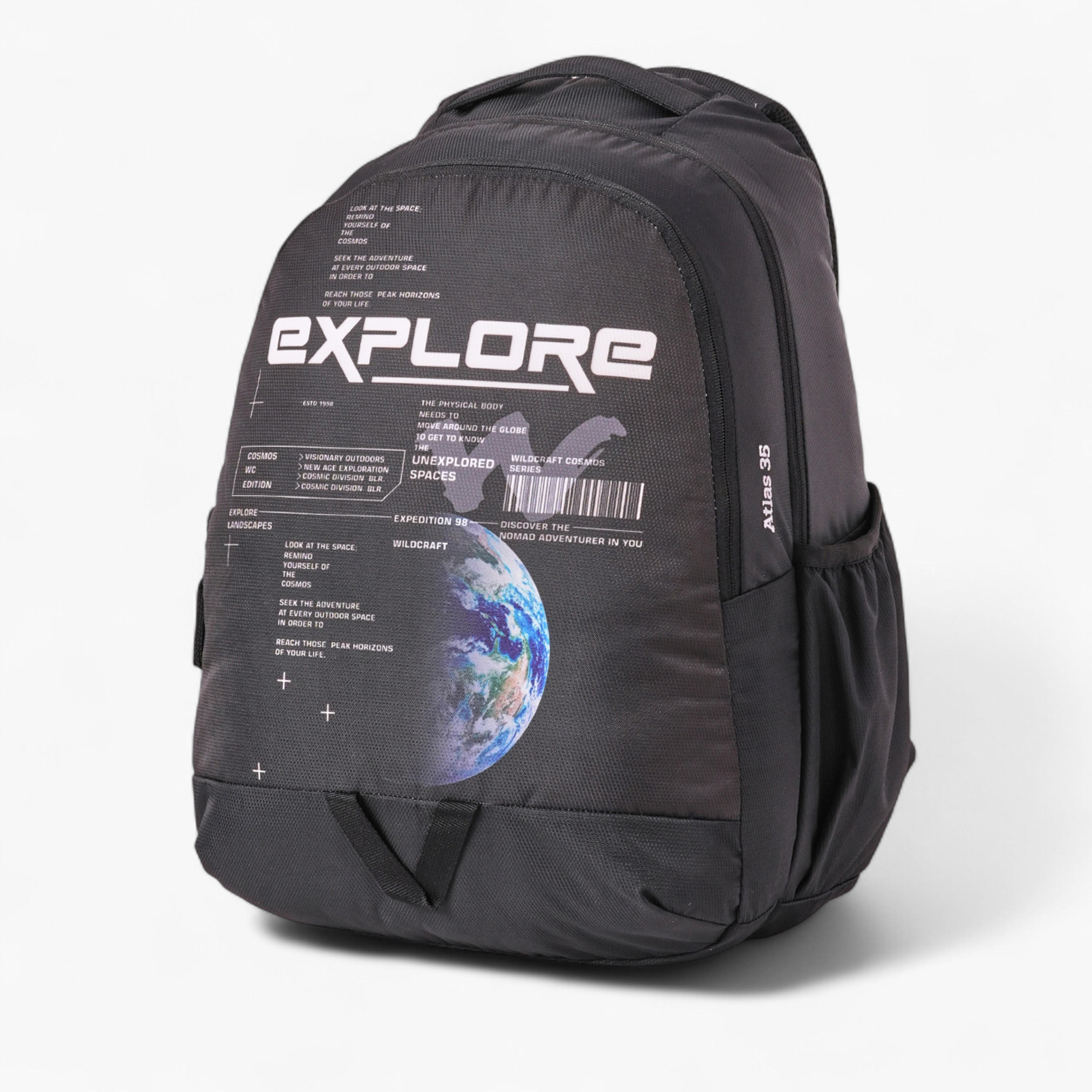 شنطة ظهر مدرسية بطبعات وحمّالات كتف قابلة للتعديل من وايلدكرافت - 25×31×46 سم-school-bagsandbackpacks-backpacks-image-4