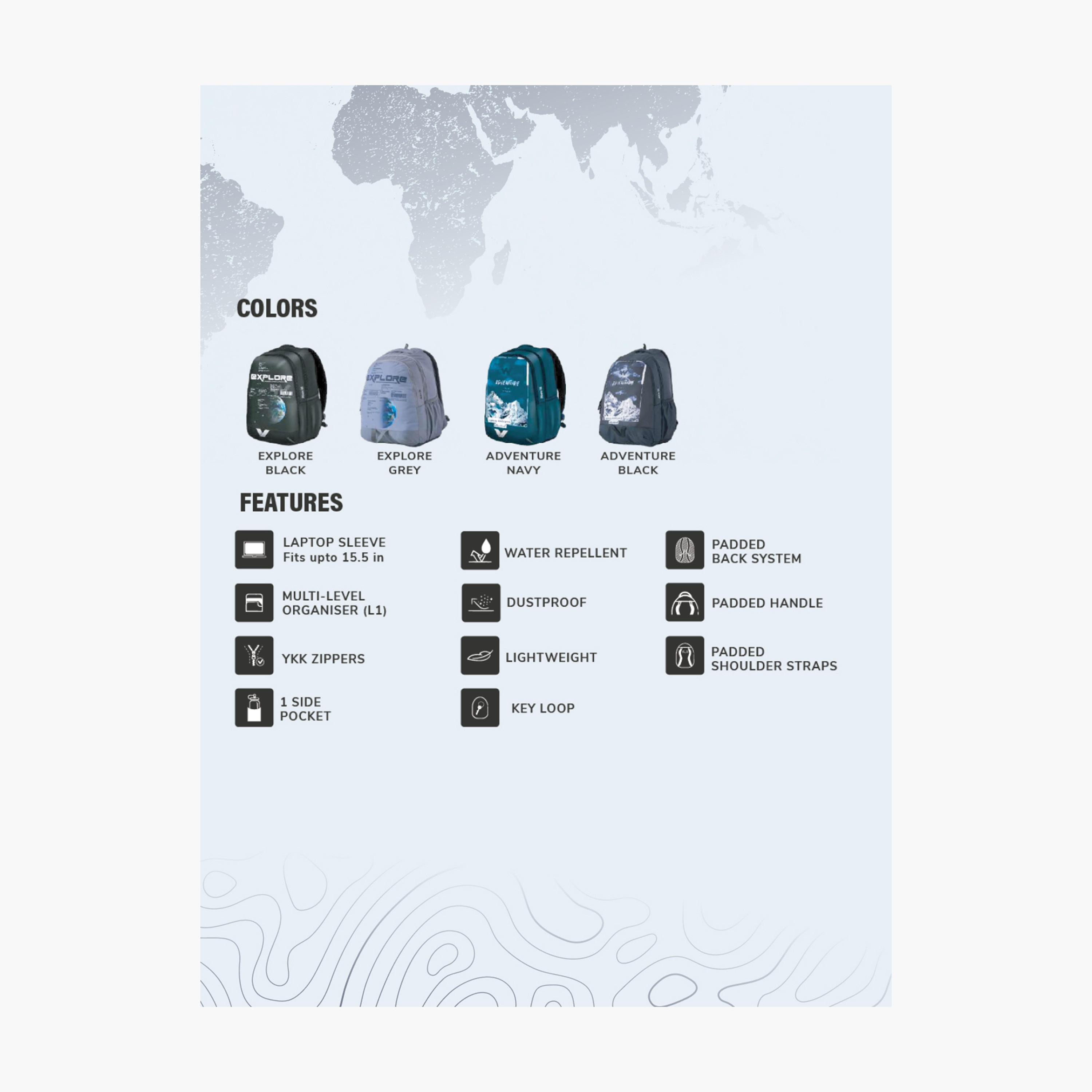 Wildcraft Printed School Backpack with Adjustable Shoulder Straps - 25x31x46 cms-school-bagsandbackpacks-backpacks-image-5